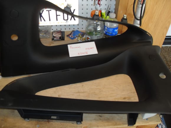 Black Coupe OEM window surrounds - $120 Shipped in the US, $140 shipped to Canada