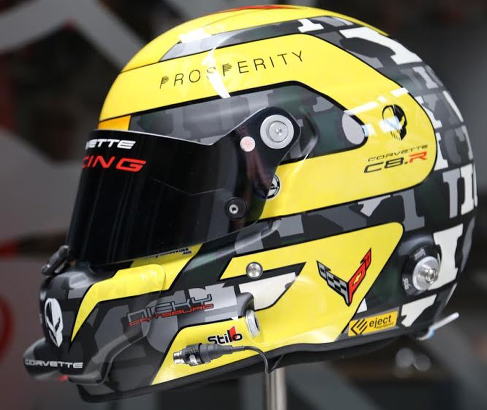 Corvette Racing ☆☆☆ 《New Design》Corvette C8.R driver's helmet