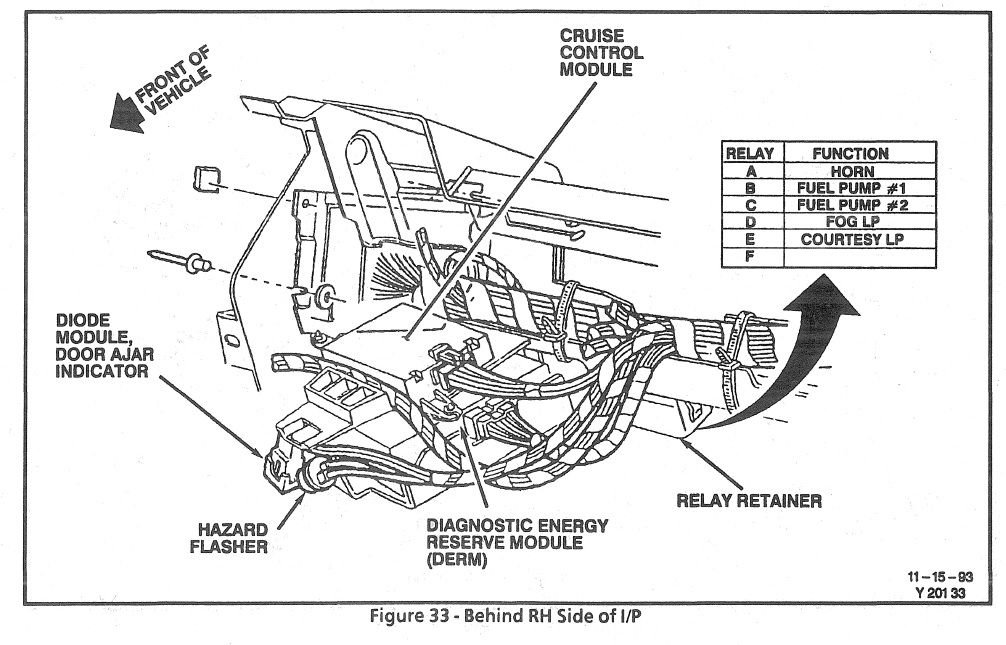 94 courtesy light relay switch location CorvetteForum Chevrolet