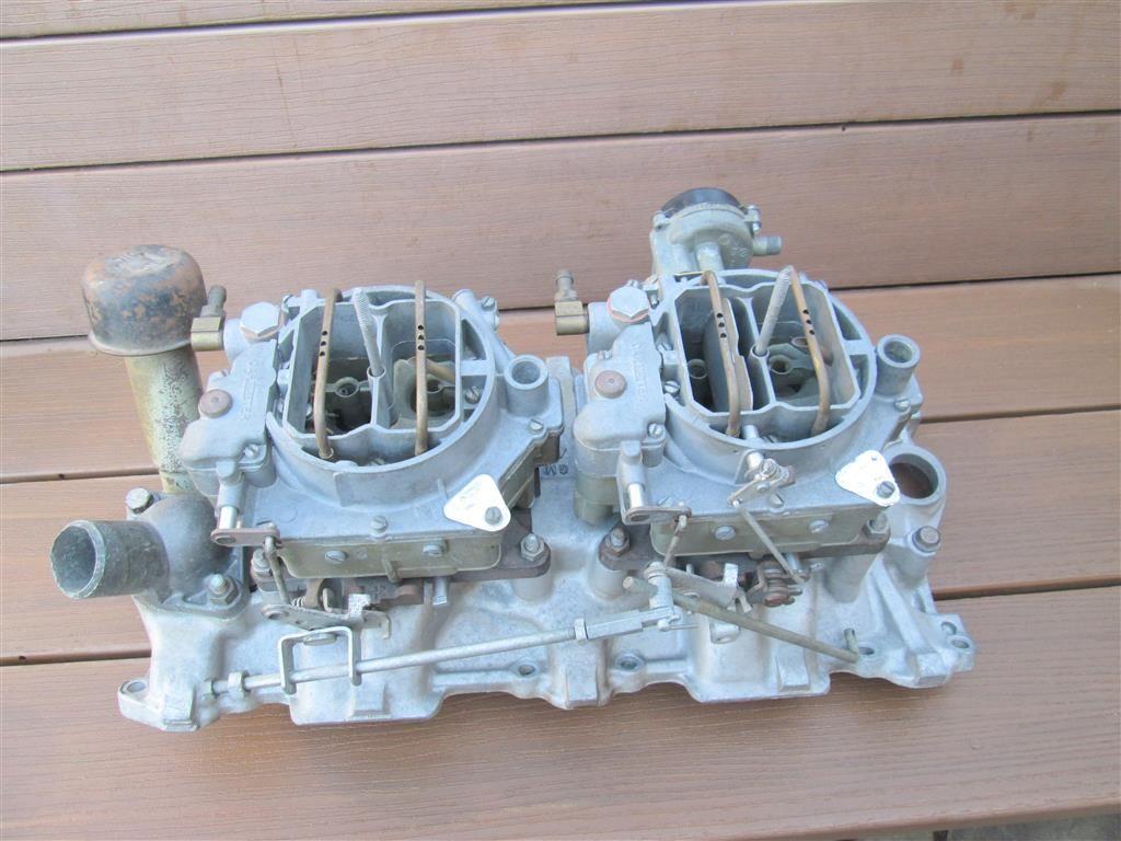 FS (For Sale) 19571962 Corvette Dual Quad Parts Carbs, Intake, Linkage