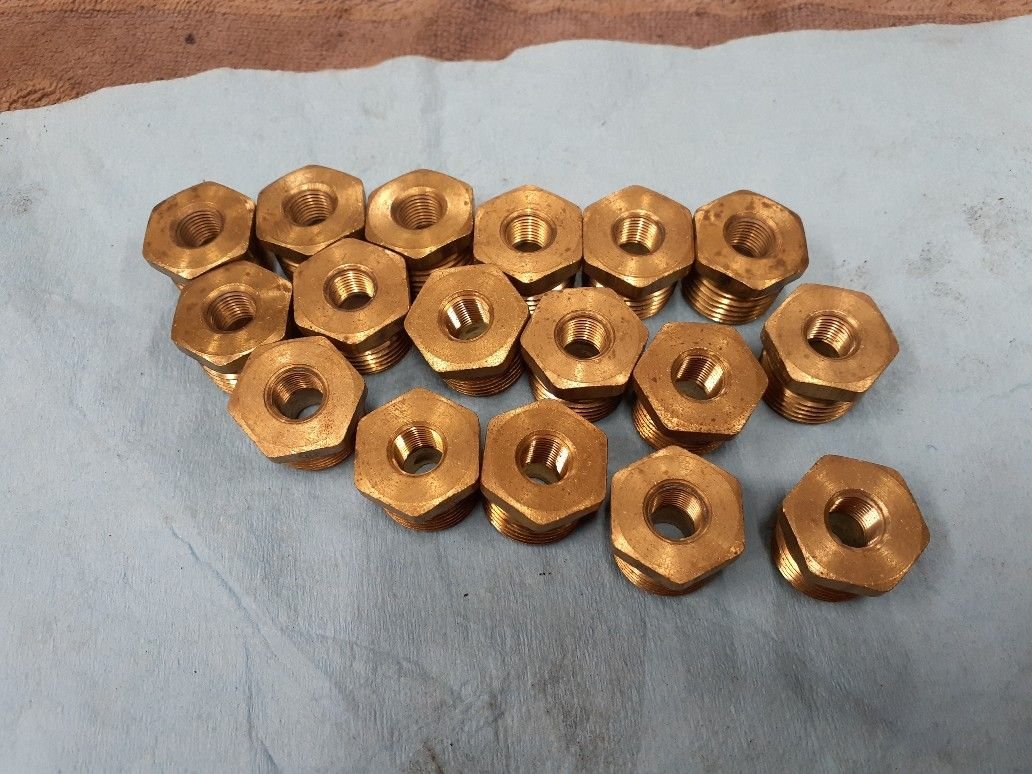 FS (For Sale) *NOS* 396 427 WEATHERHEAD 4 Bolt Main Brass Oil Line