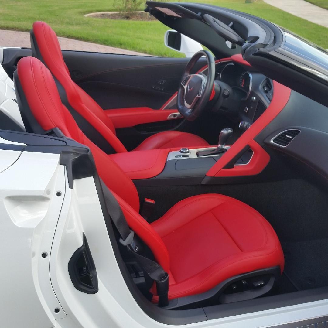FS (For Sale) 2018 White, black top, red interior convertible, A8 CorvetteForum Chevrolet