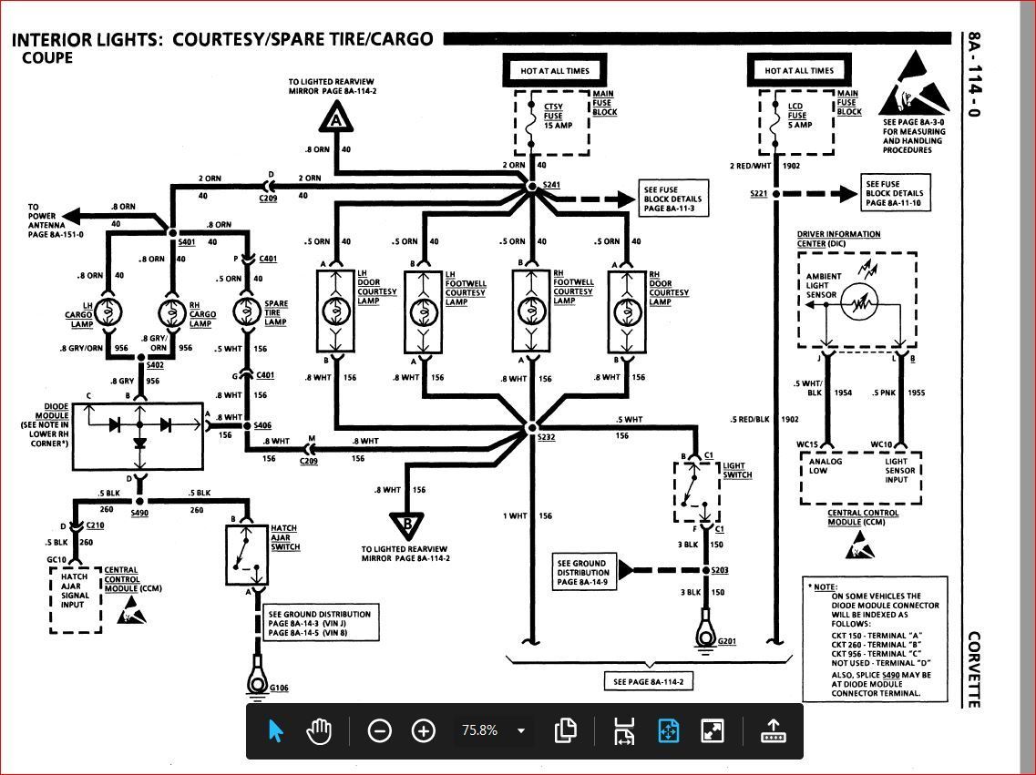need help with 91 Zr-1 Electrical issue - CorvetteForum - Chevrolet