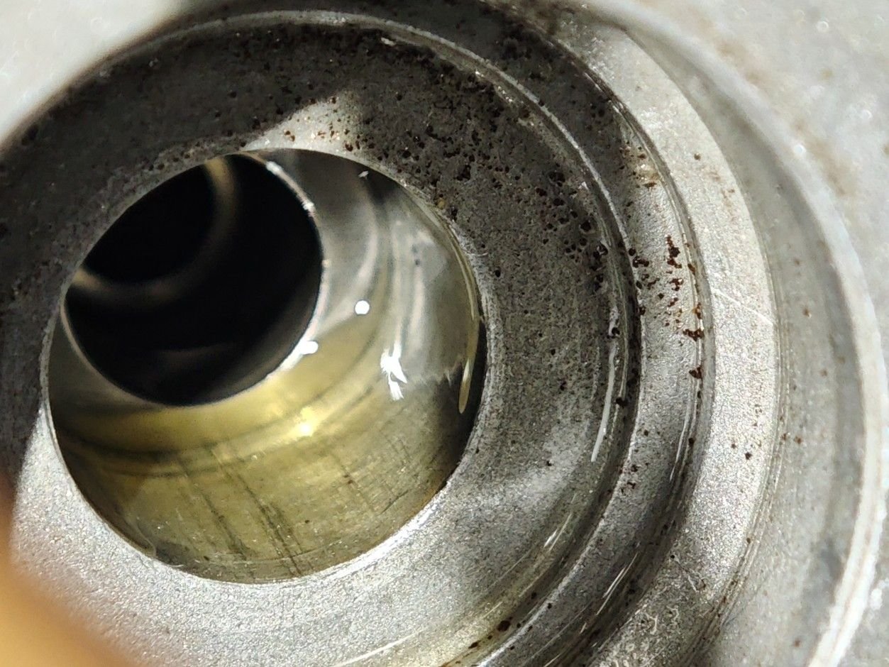 fuel valve removed before cleaning