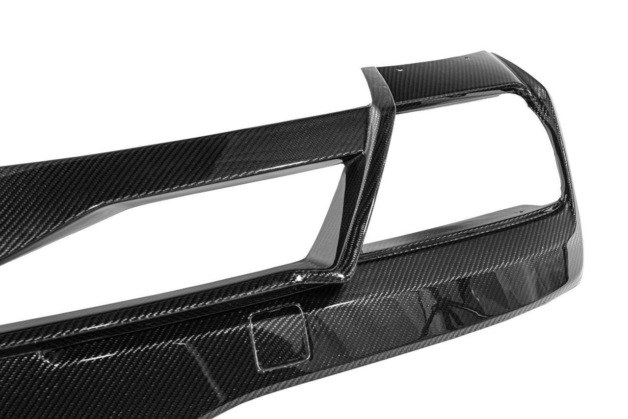 20202023 corvette c8 carbon fiber rear bumper lower diffuser quad exit