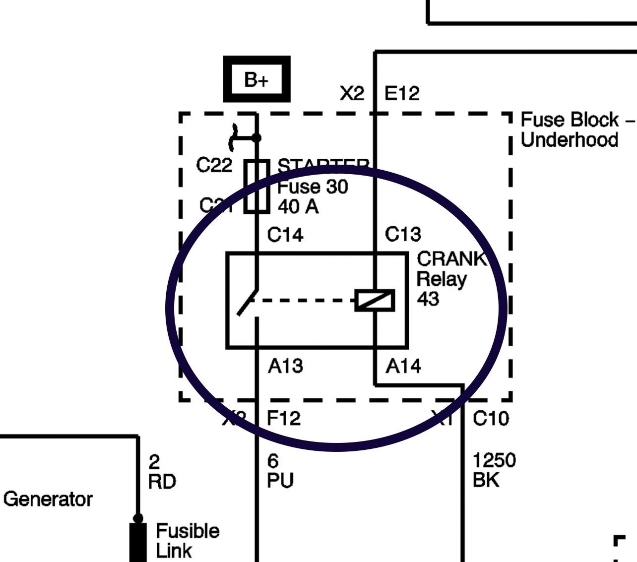 Fuse Box where is Run Crank Relay CorvetteForum Chevrolet