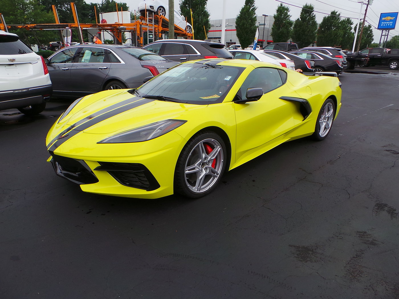 Our First Accelerate Yellow 2020 Corvettes Have Arrived