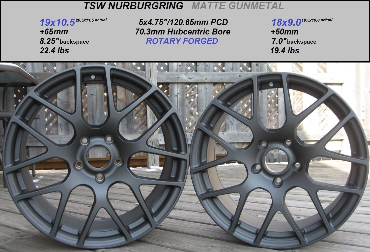 Off sets, Centerbore, Bolt pattern for Aftermarket C7 wheels