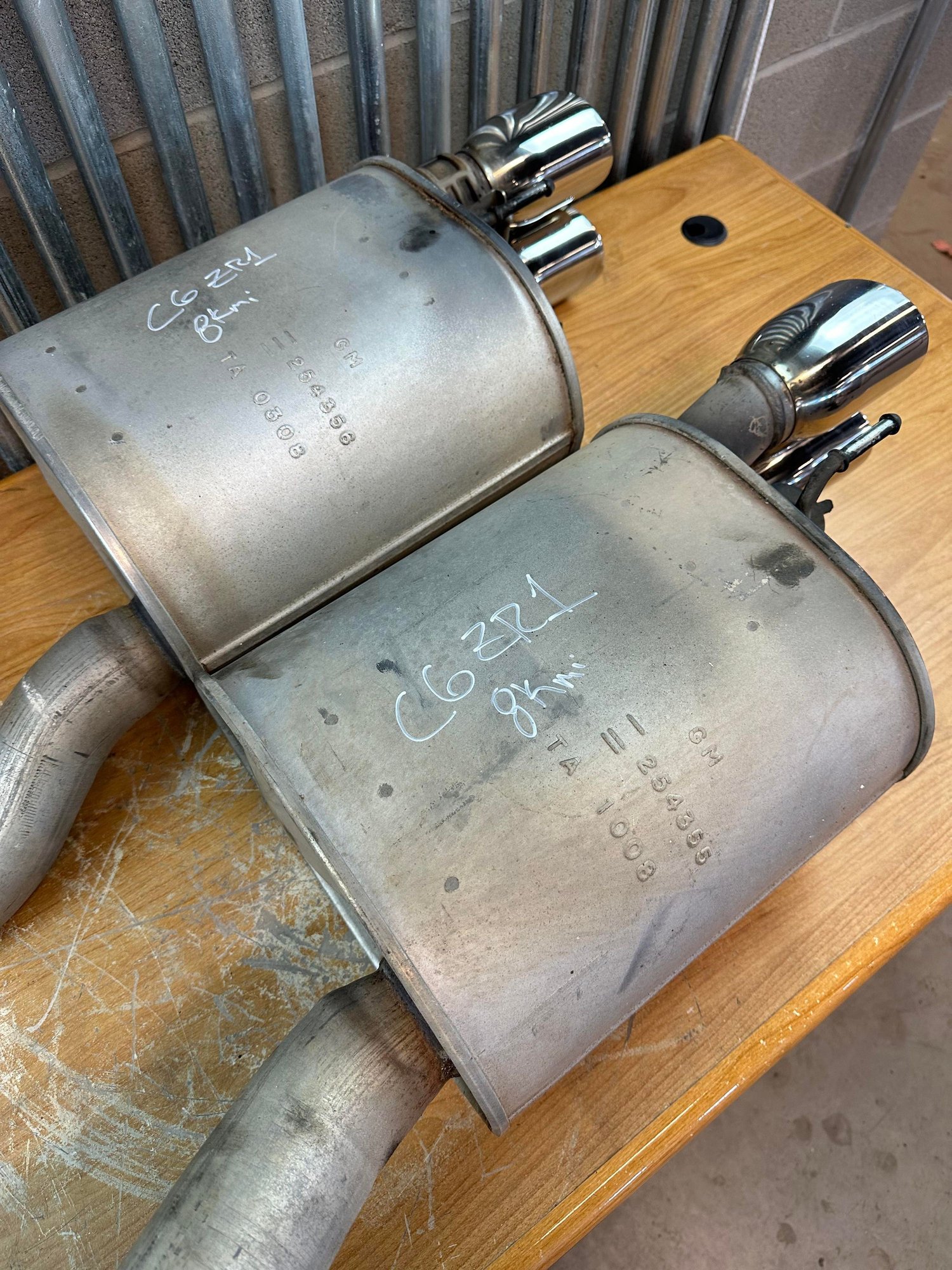 FS (For Sale) C6 ZR1 Mufflers 8k miles CorvetteForum Chevrolet