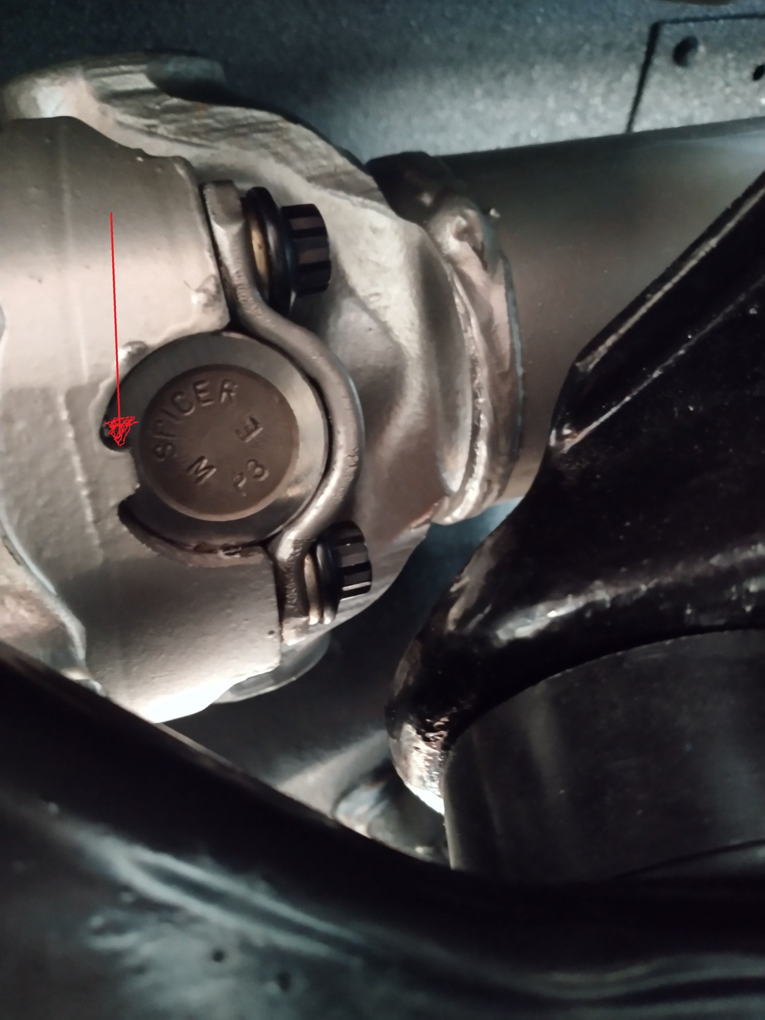 small gap between ujoint cap top & 'safety flange' CorvetteForum Chevrolet Corvette Forum