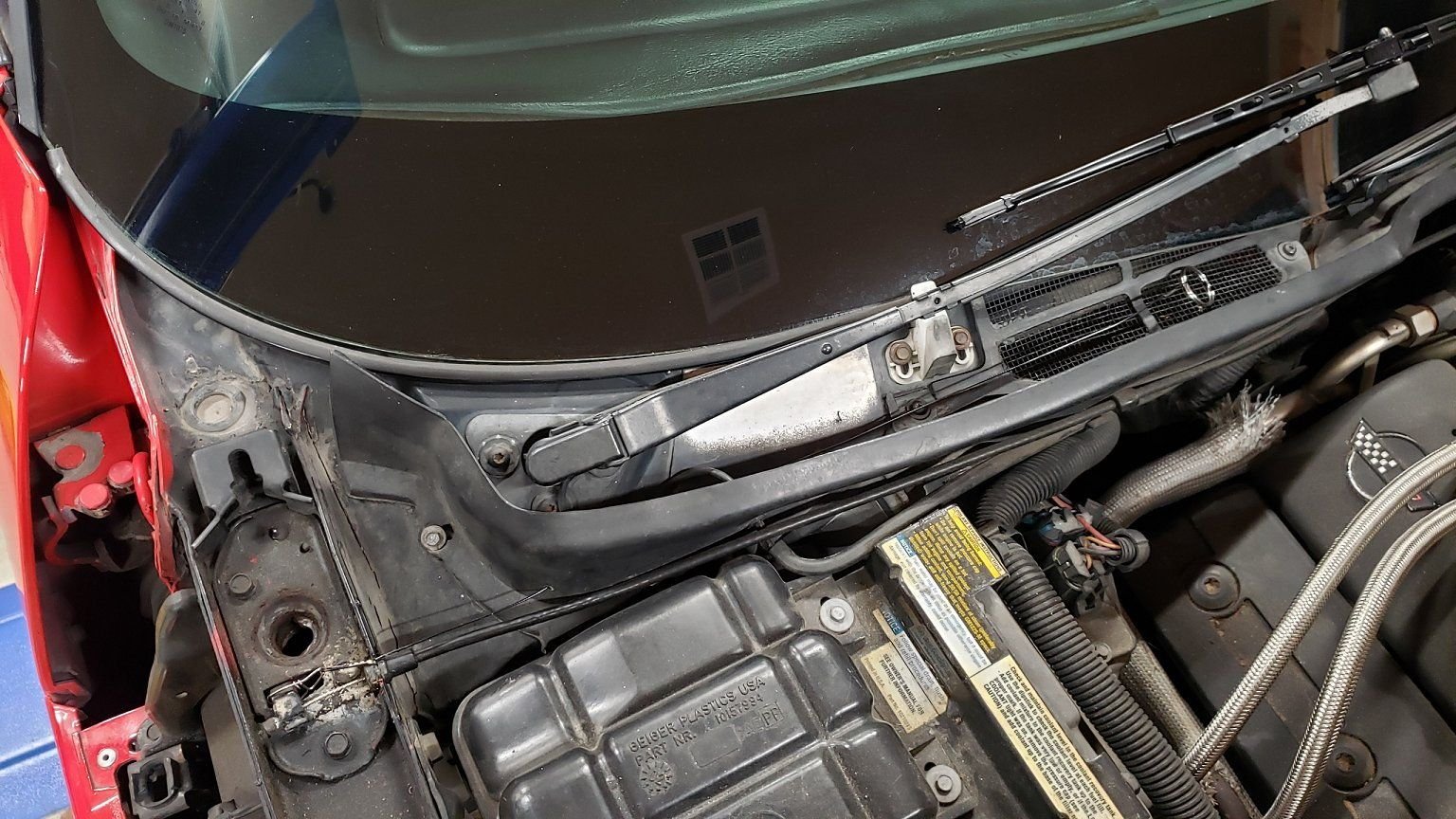 Emergency hood release cables CorvetteForum Chevrolet Corvette