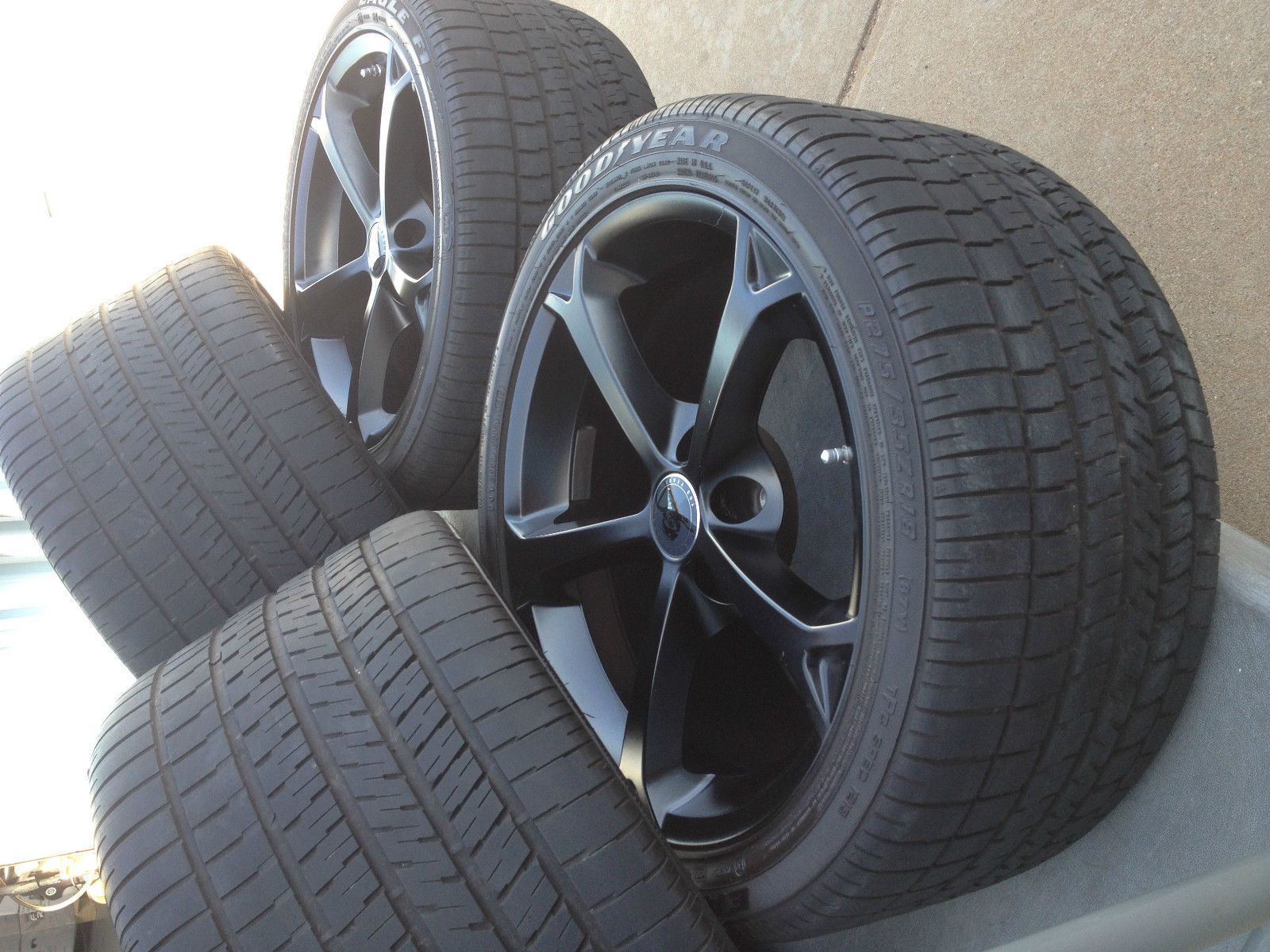 FS OEM Black Satin Centennial Grand Sport Wheels and