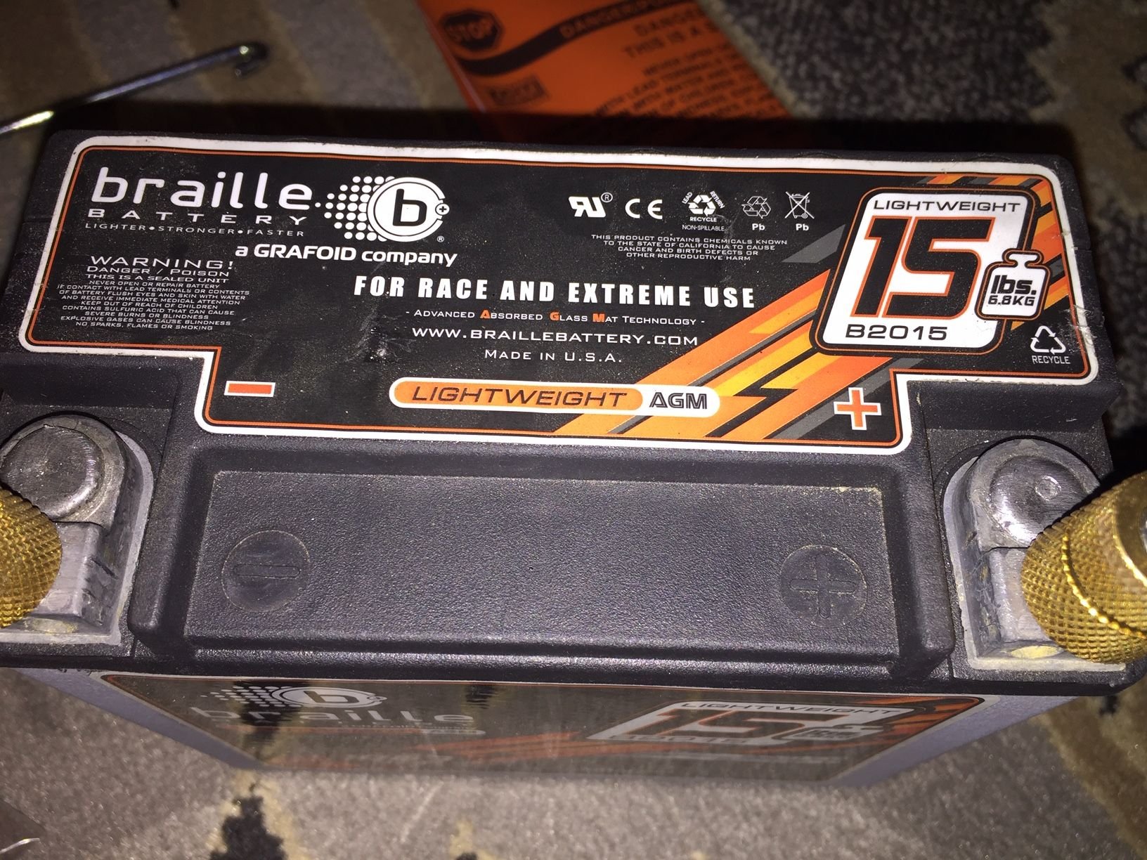 FS (For Sale) Braille B2015 (15 lb) lightweight race