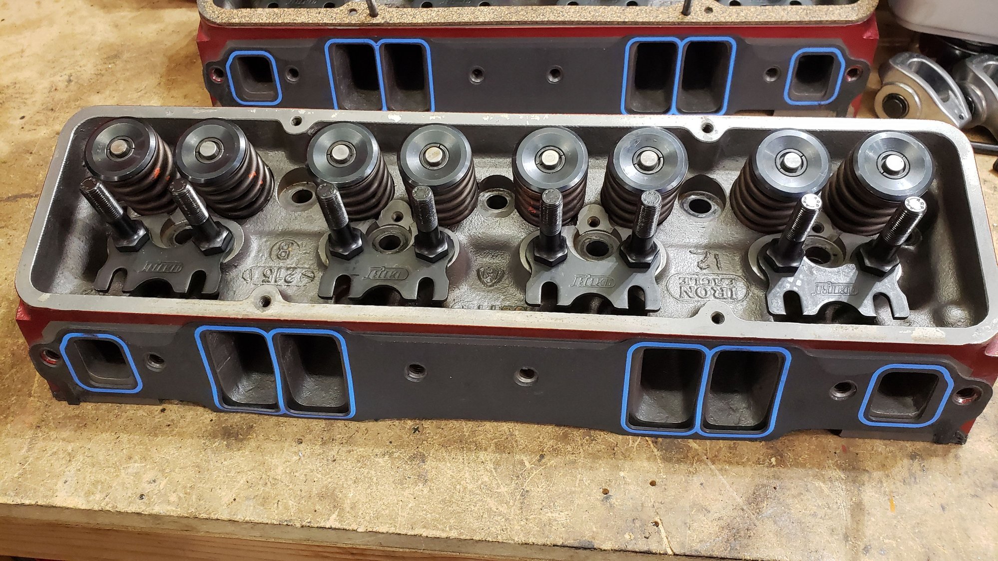 FS (For Sale) Dart iron eagle platinum 215 sbc heads - CorvetteForum ...