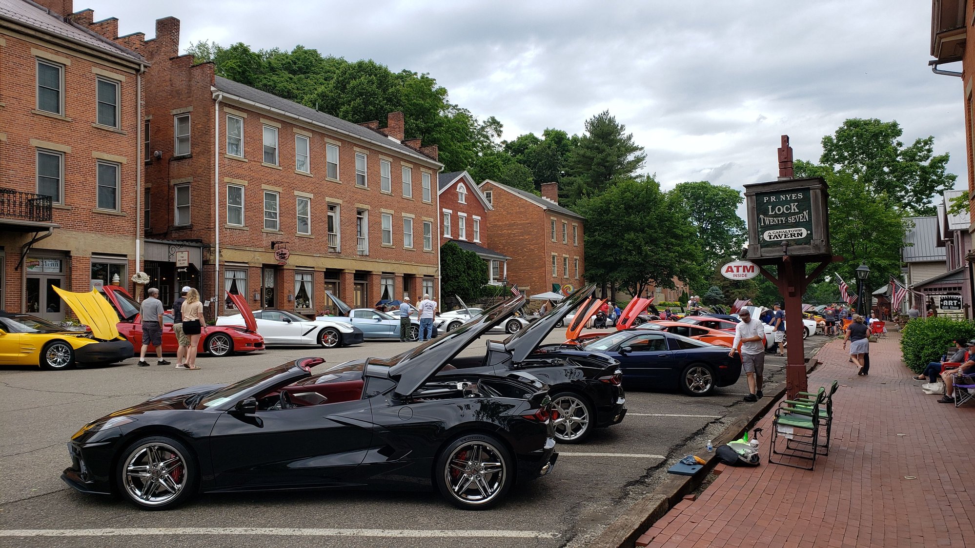 A great day a Roscoe Village Ohio cruzin CorvetteForum Chevrolet