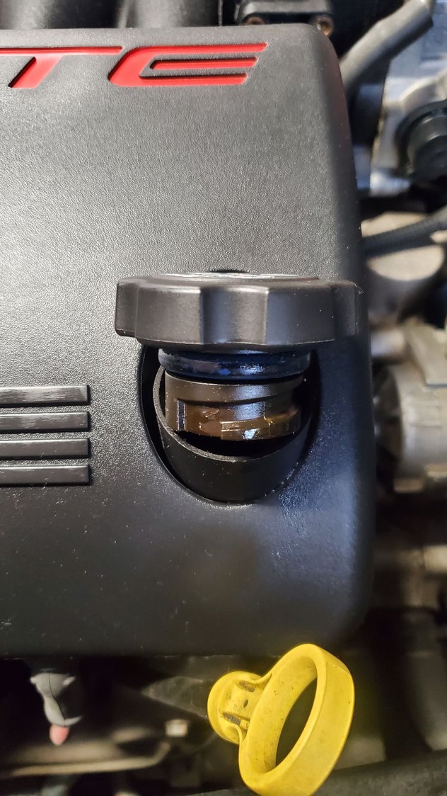 Help Oil Cap stuck CorvetteForum Chevrolet Corvette Forum Discussion