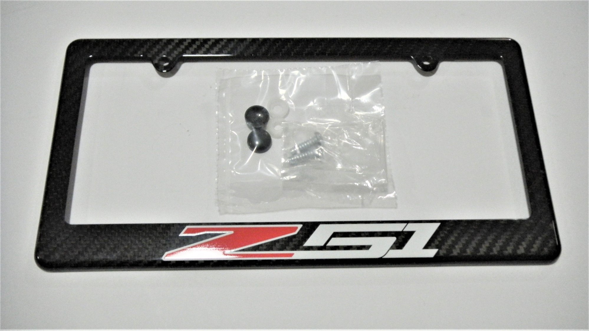 FS Carbon Fiber Z51 License Plate Frame CorvetteForum Chevrolet