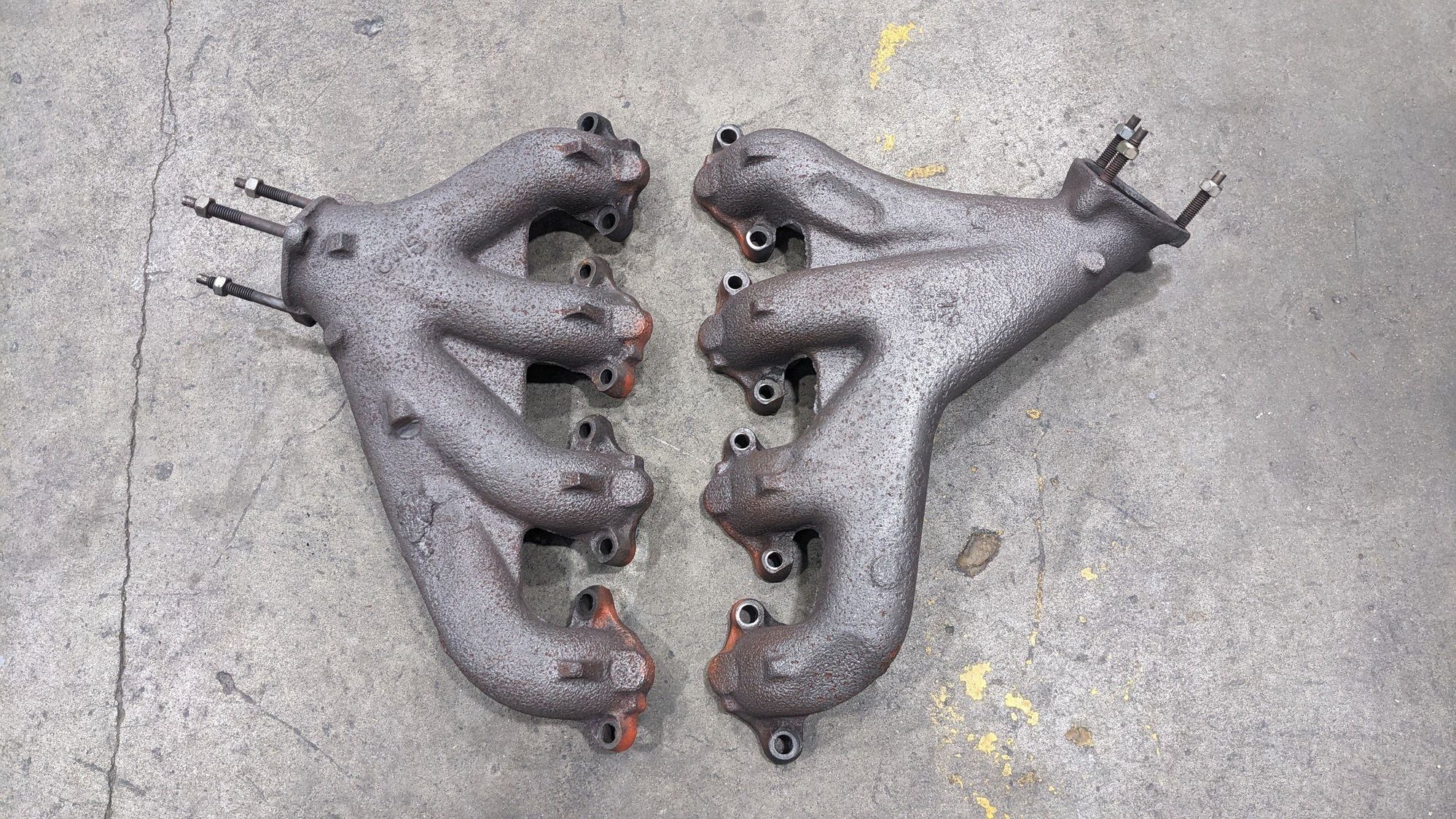FS (For Sale) Original GM Corvette Big Block Exhaust Manifolds 827/828 Without AIR Holes