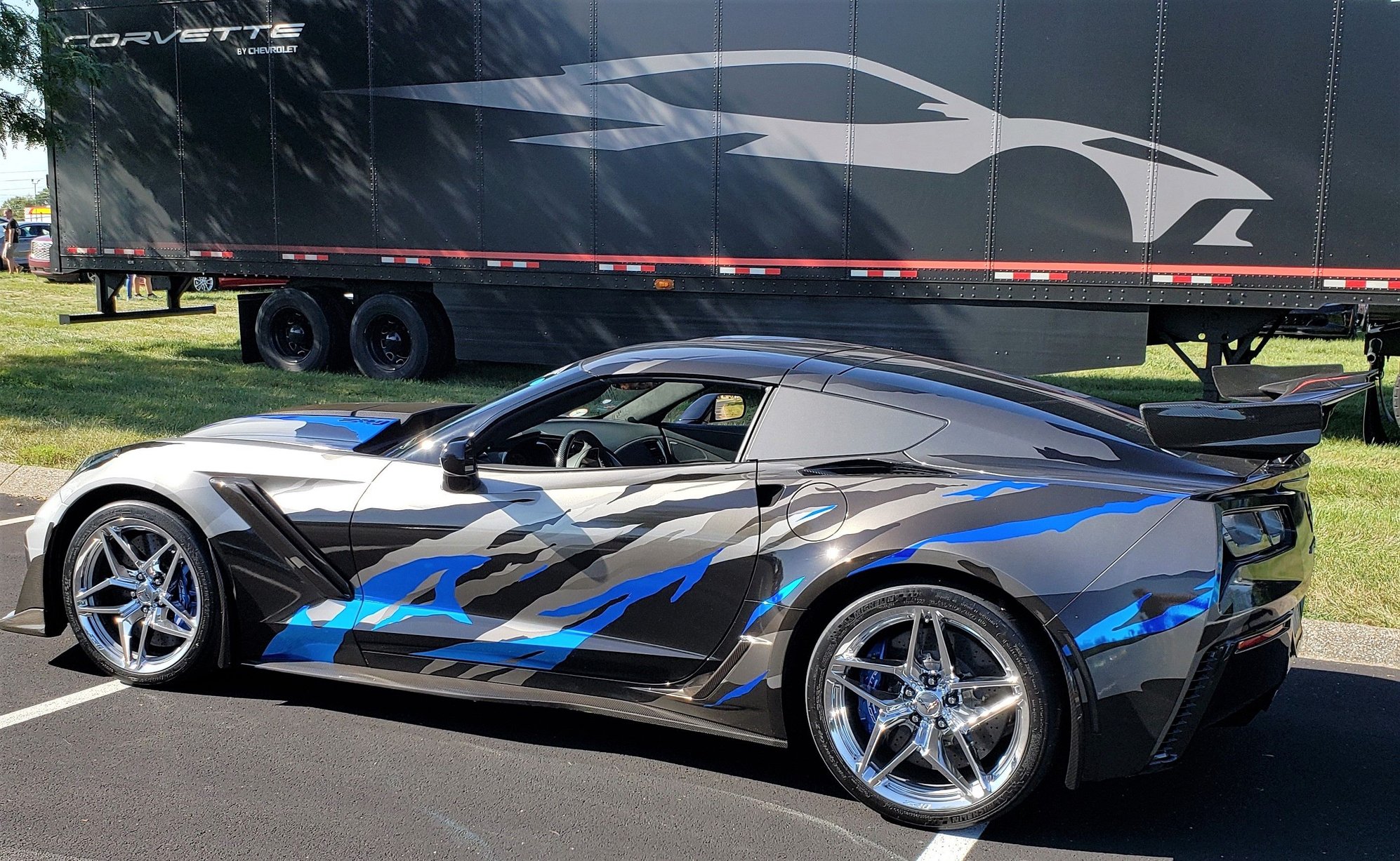 Wrapped it BLUE CorvetteForum Chevrolet Corvette Forum Discussion