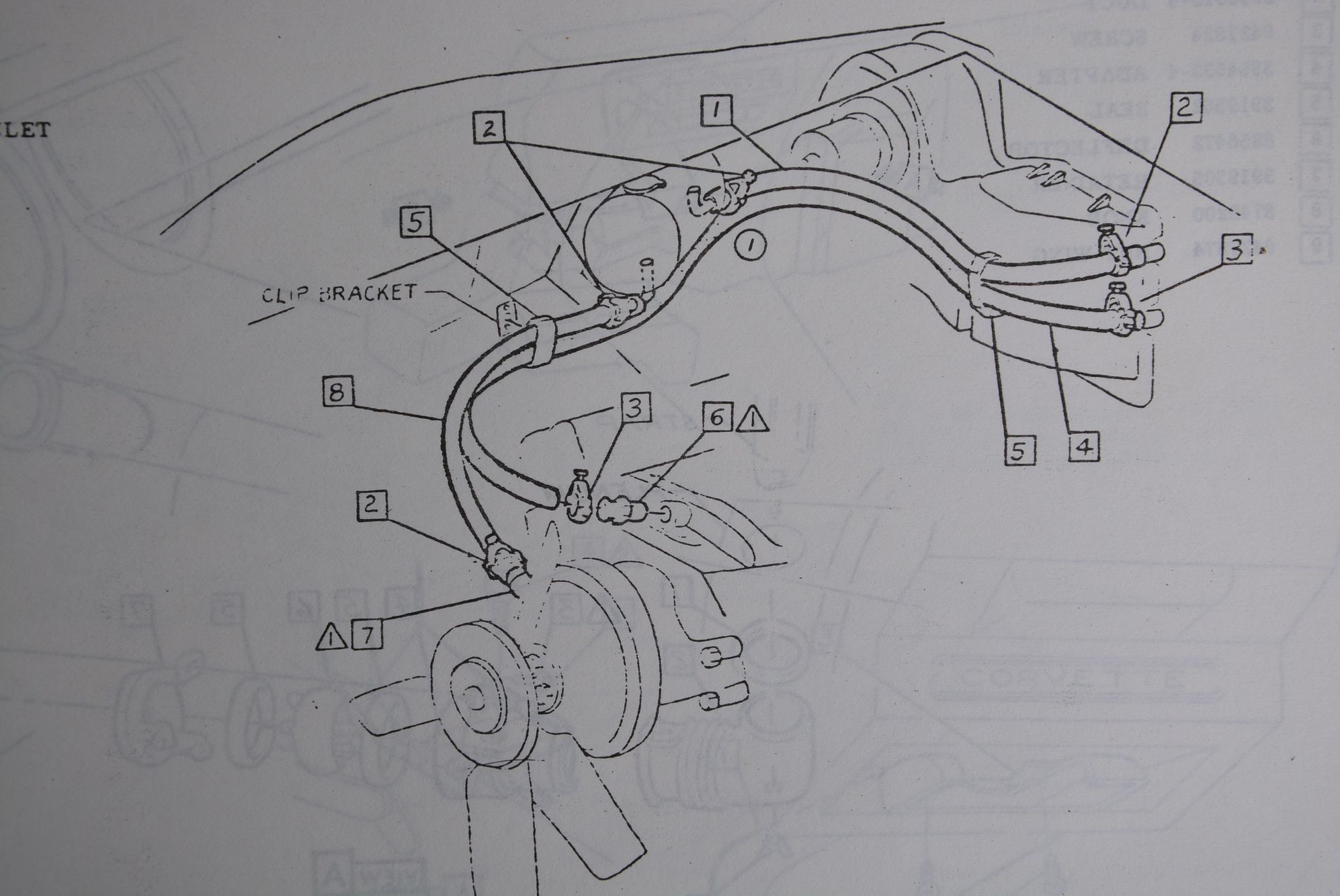 Radiator expansion tank hose routing CorvetteForum Chevrolet