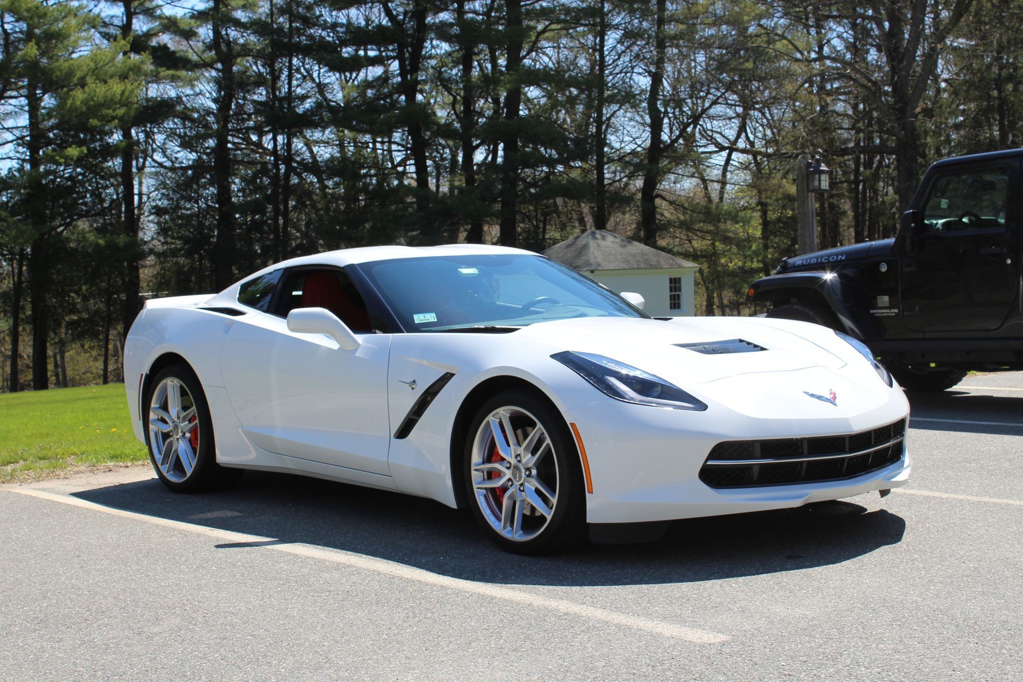 Chevrolet Corvette c7 Р±РµР»С‹Р№