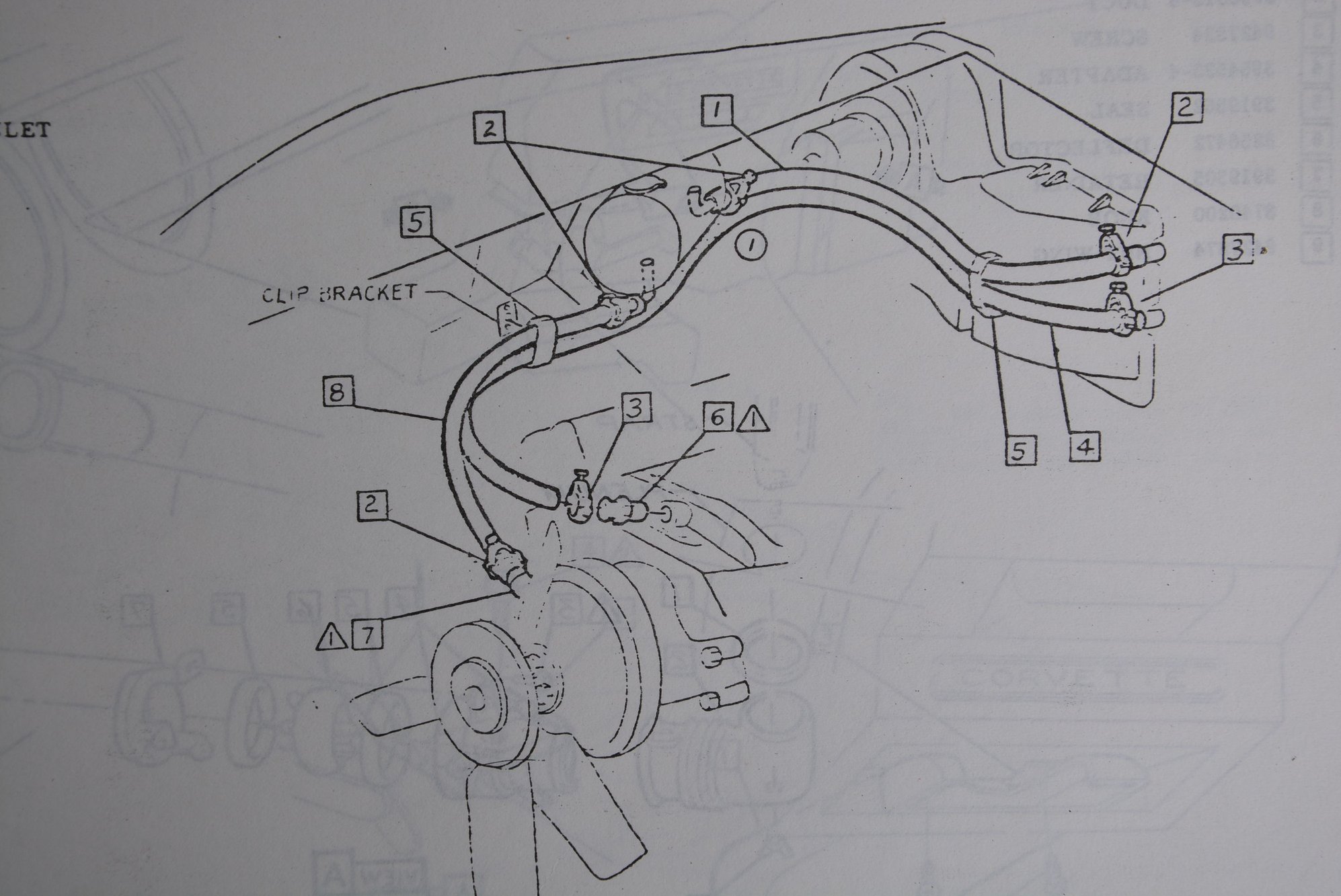 Radiator expansion tank hose routing CorvetteForum Chevrolet
