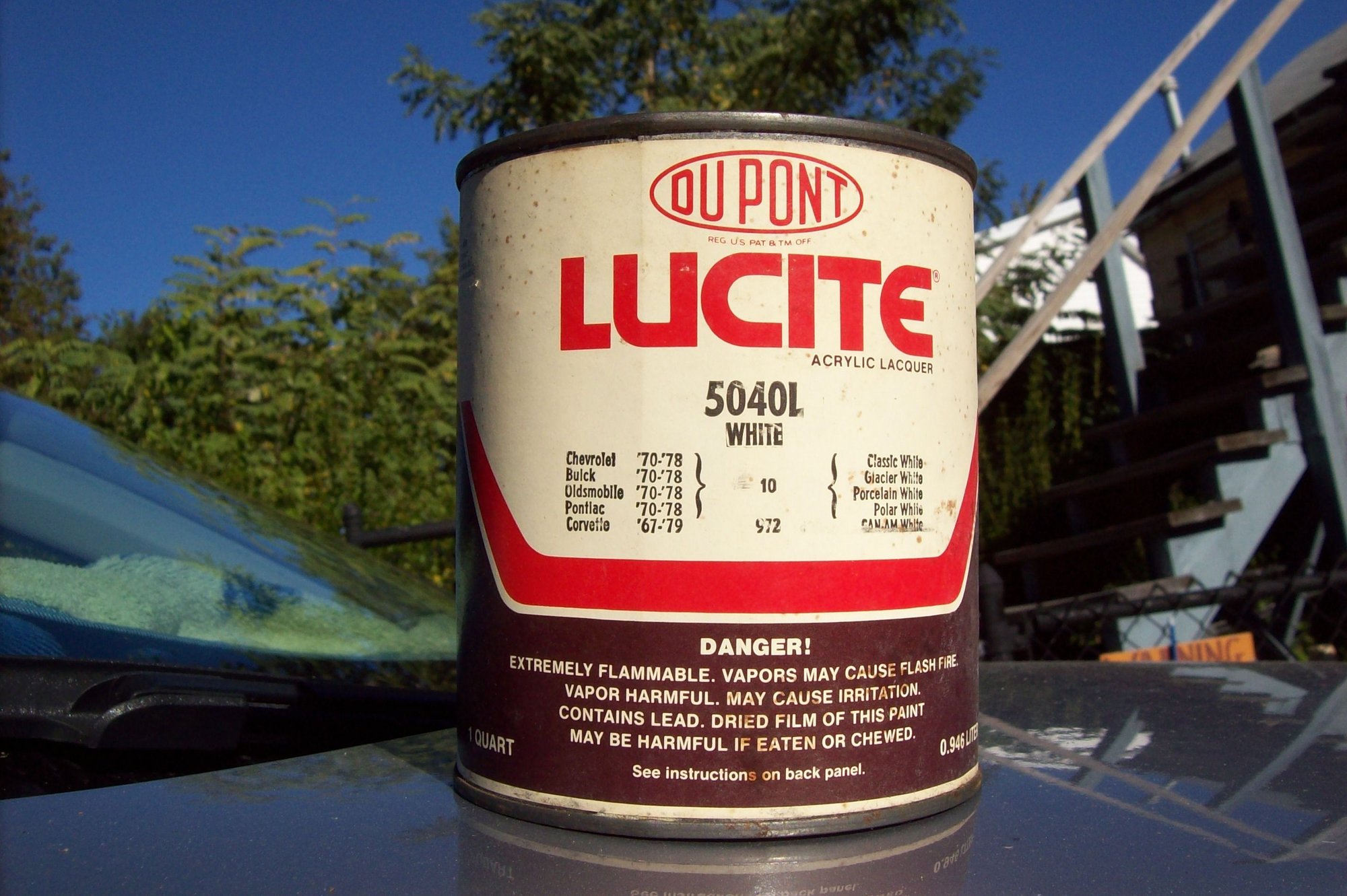 f/s 1 qt.WHITE dupont lucite laquer 5040L[unopened ] CorvetteForum