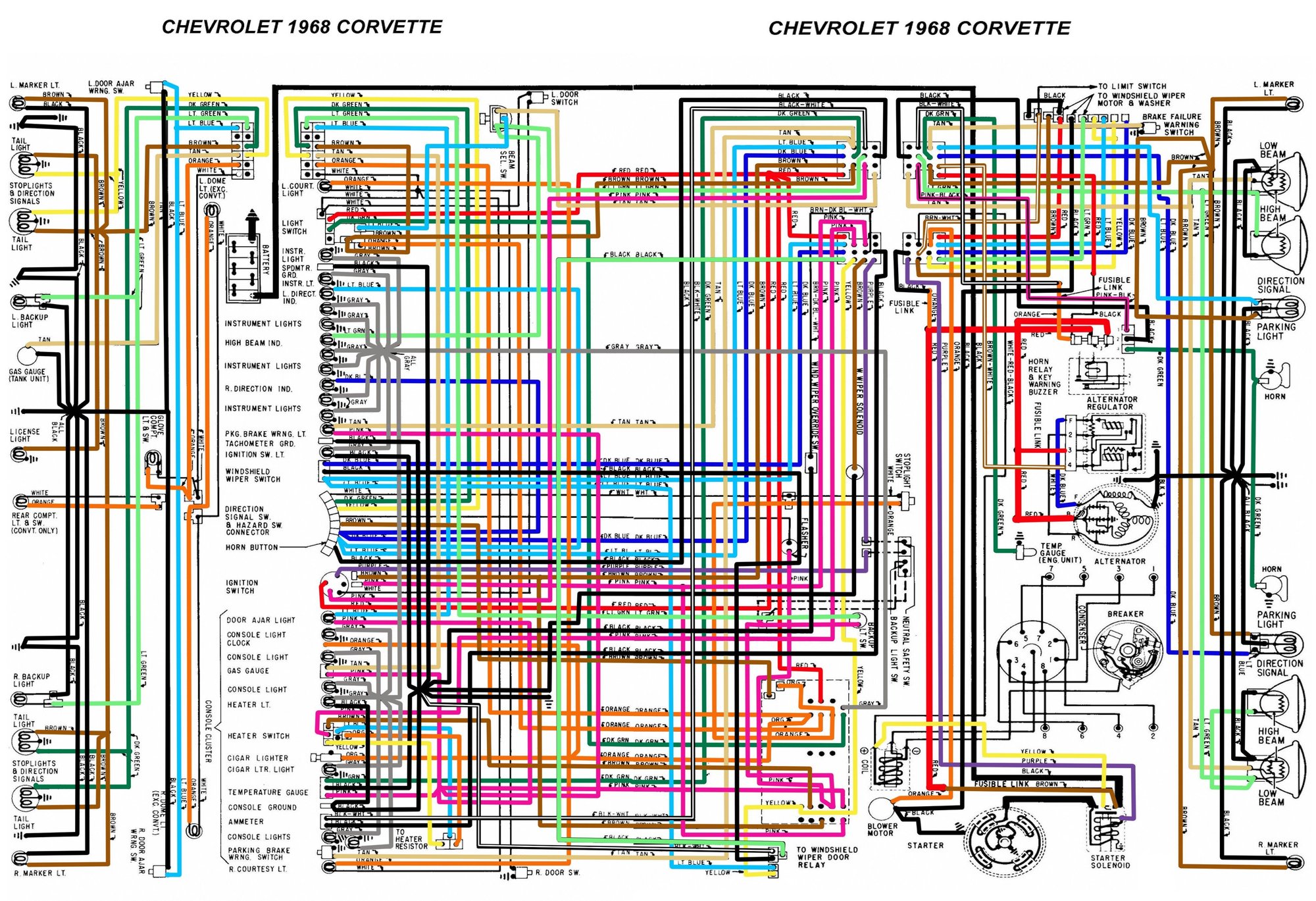 68 corvette starter wiring - CorvetteForum - Chevrolet Corvette Forum