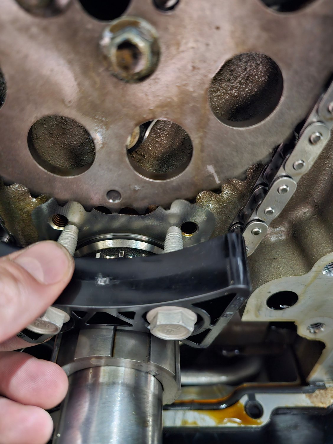 Timing Chain Damper Wrong Size. CorvetteForum Chevrolet Corvette