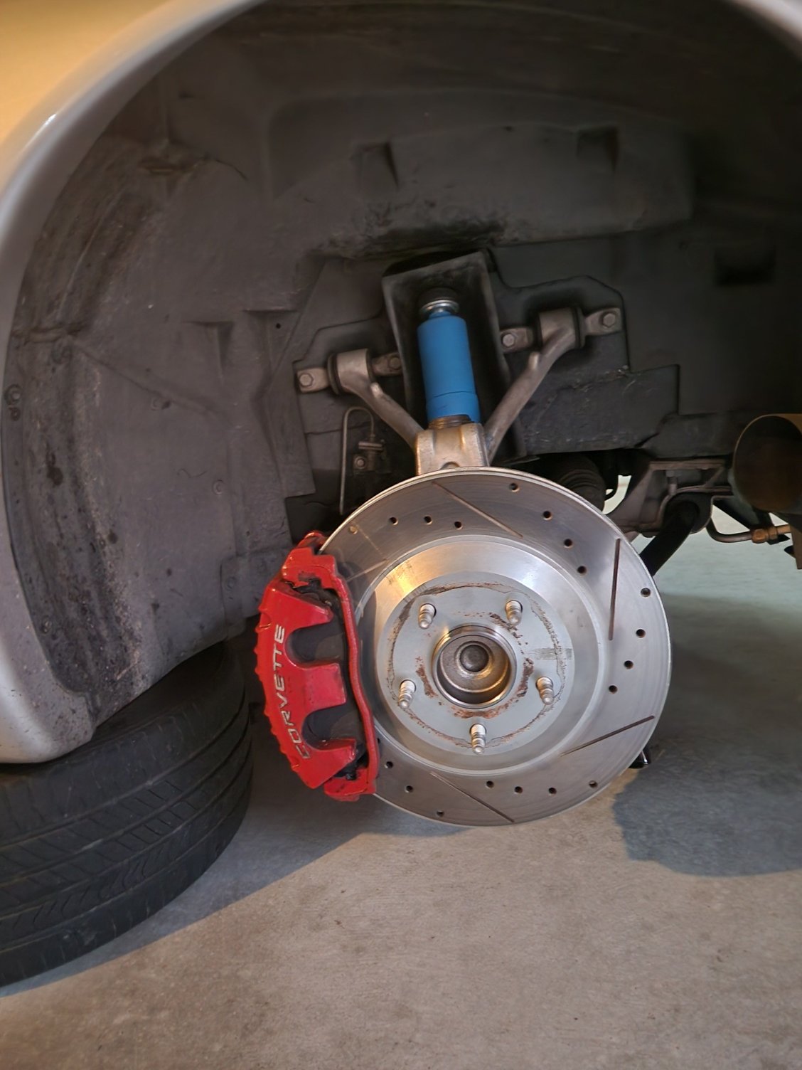 Inside of new rotors different shade than outside CorvetteForum