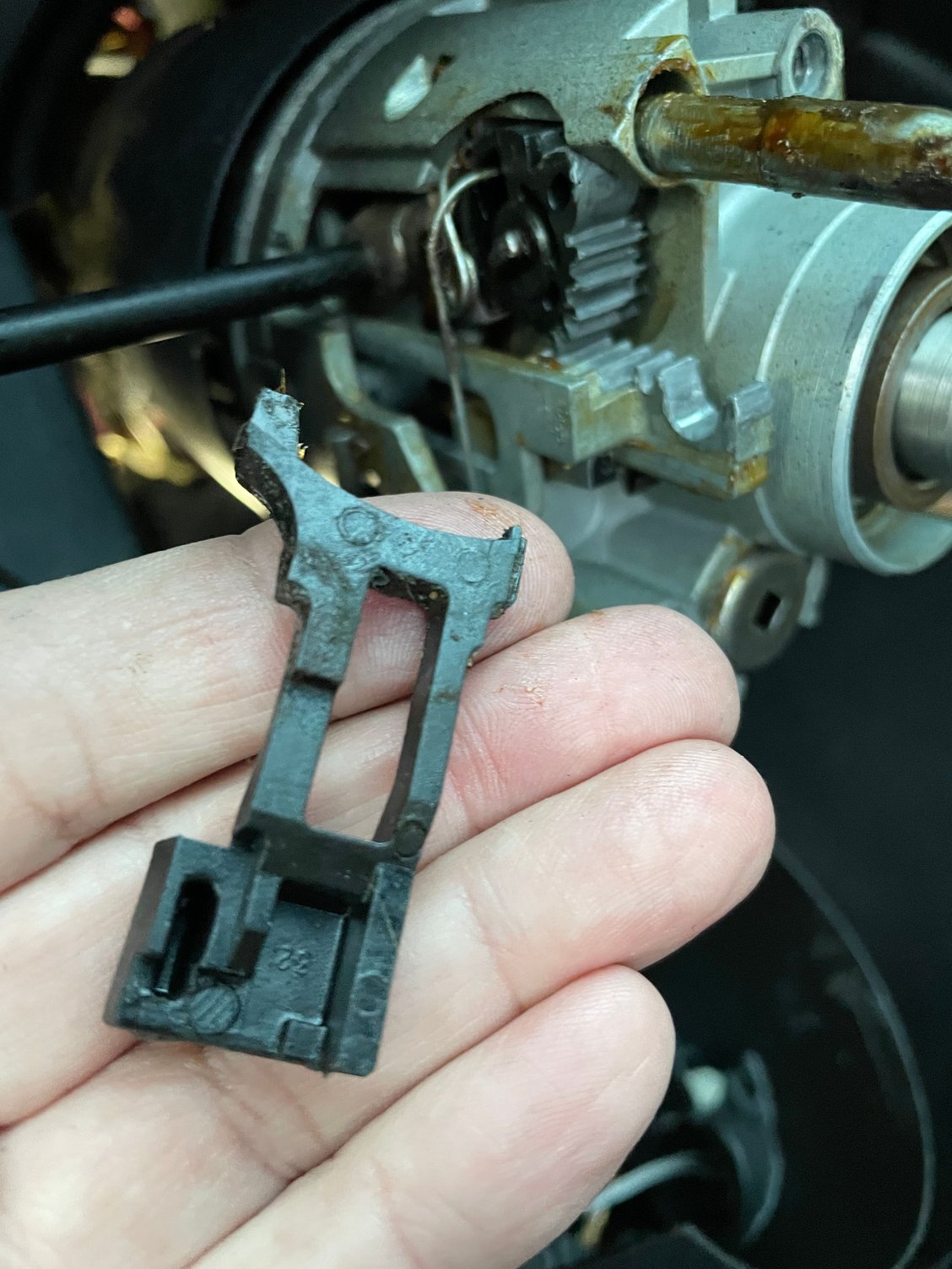 Ignition turns but doesnt pull the iginition lever...ugh