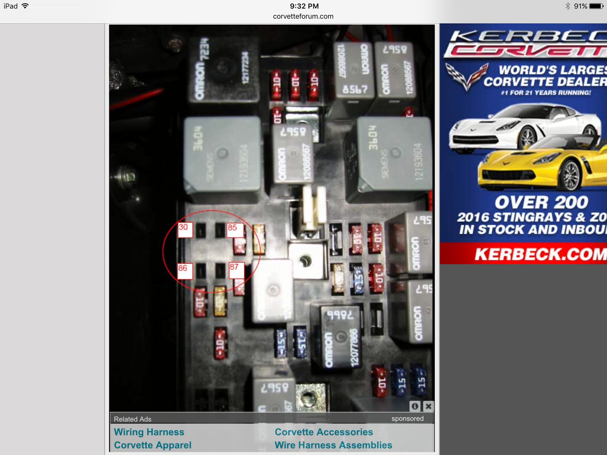 Fuel Pump and Relay Problem CorvetteForum Chevrolet Corvette Forum