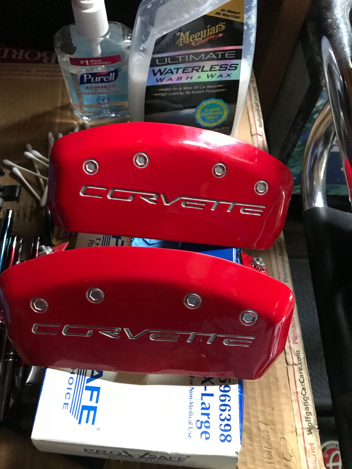 FS (For Sale) Caliper Covers Red off a 13 C6 CorvetteForum