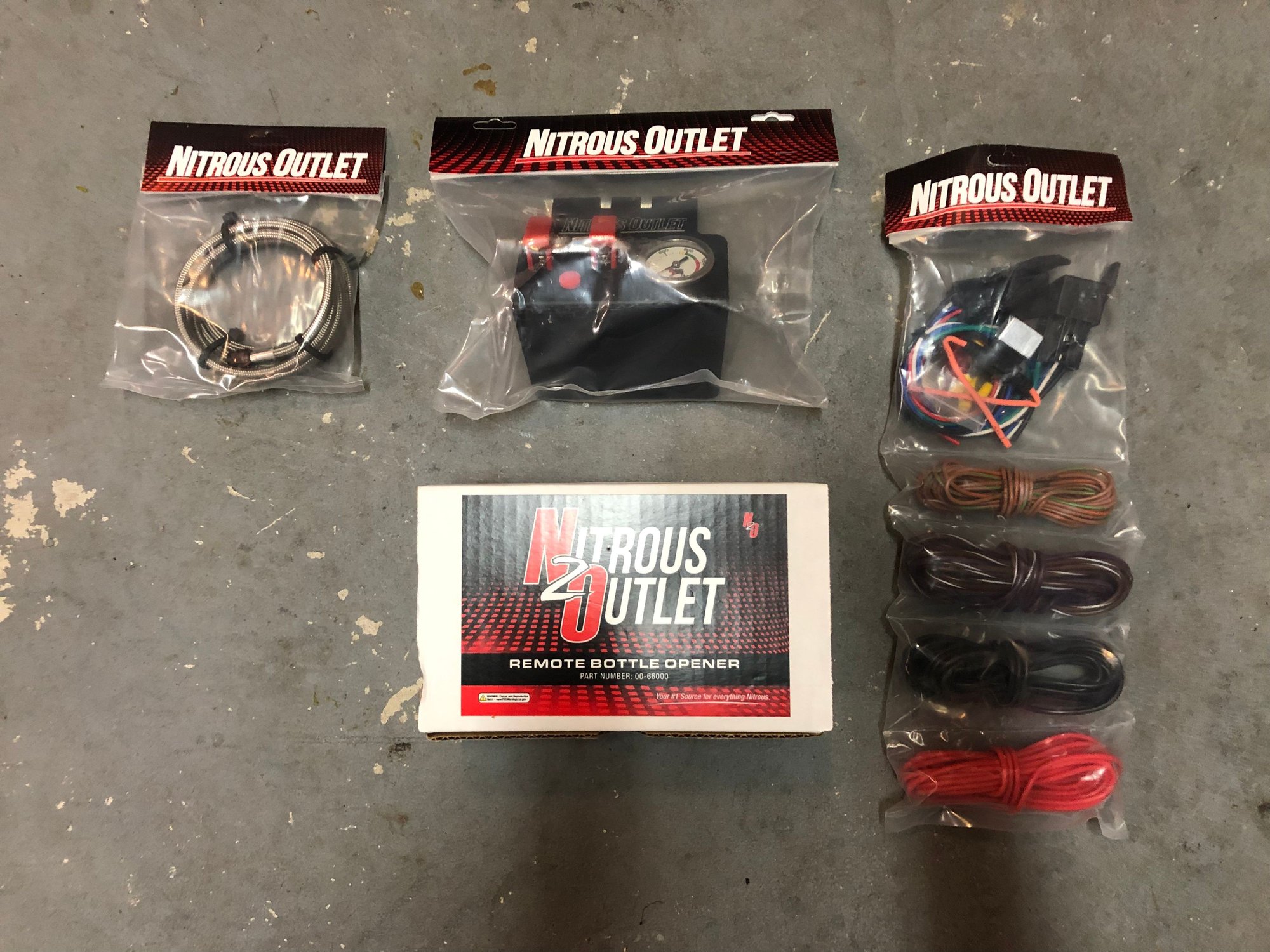 FS (For Sale) Nitrous Outlet Remote Bottle Opener and Gauge Panel