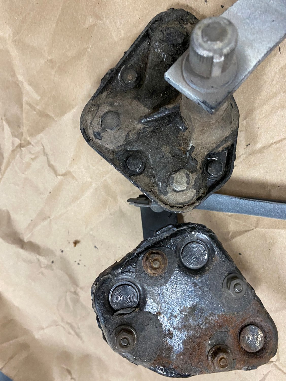 Windshield wiper arms and transmission restoration CorvetteForum