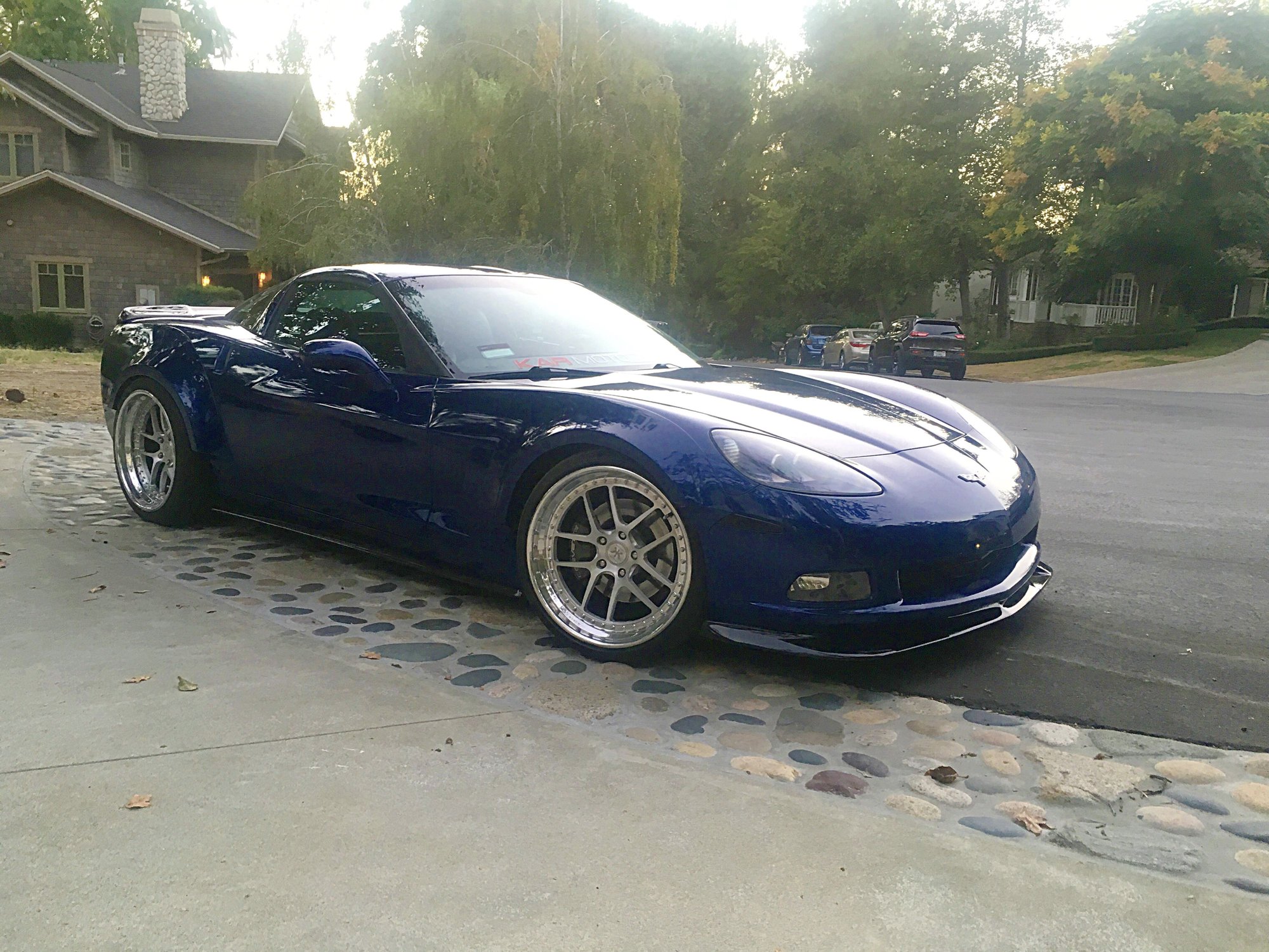 Corvette Base C6 Widebody NoBolts FENDER FLARES Conversion // FIRST IN THE WORLD