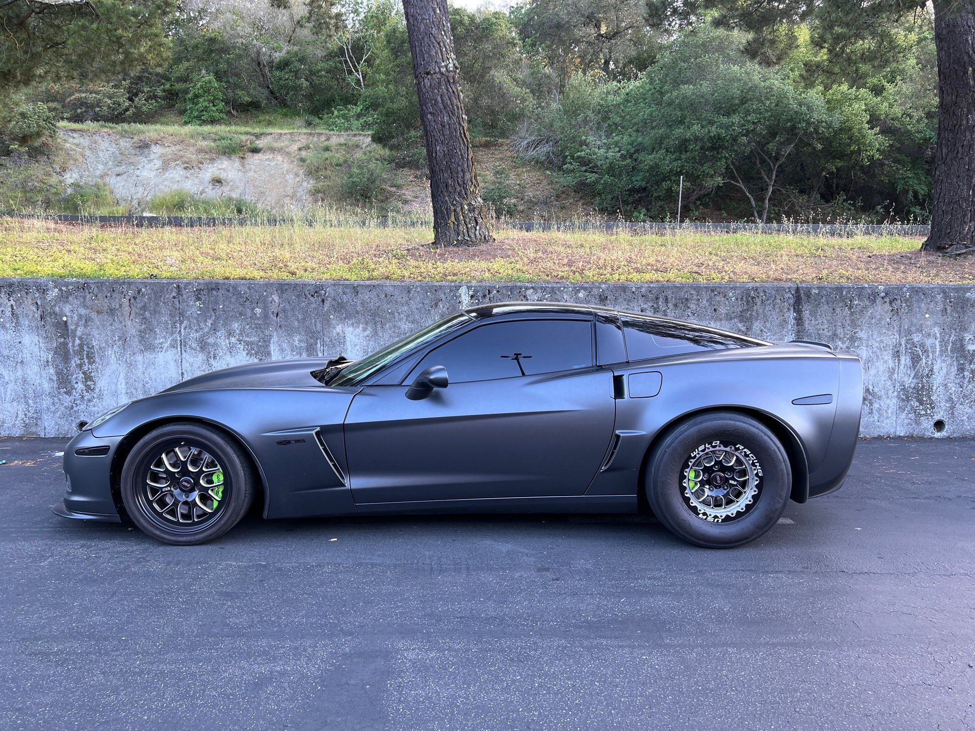 C6 Corvette Black Embossed Lambskin Jacket