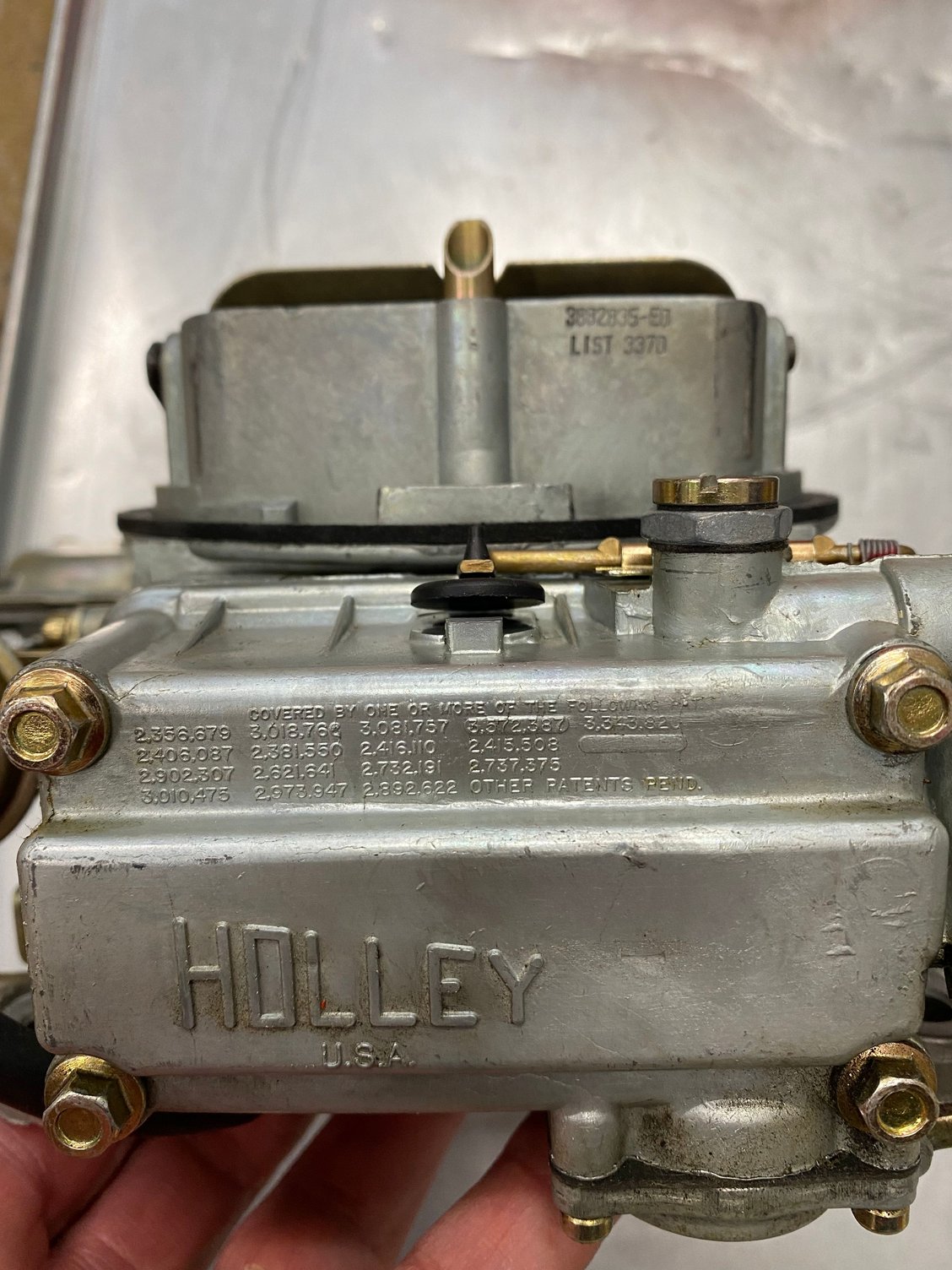 FS (For Sale) Holley 3370 from ‘66 427/390 - CorvetteForum - Chevrolet ...