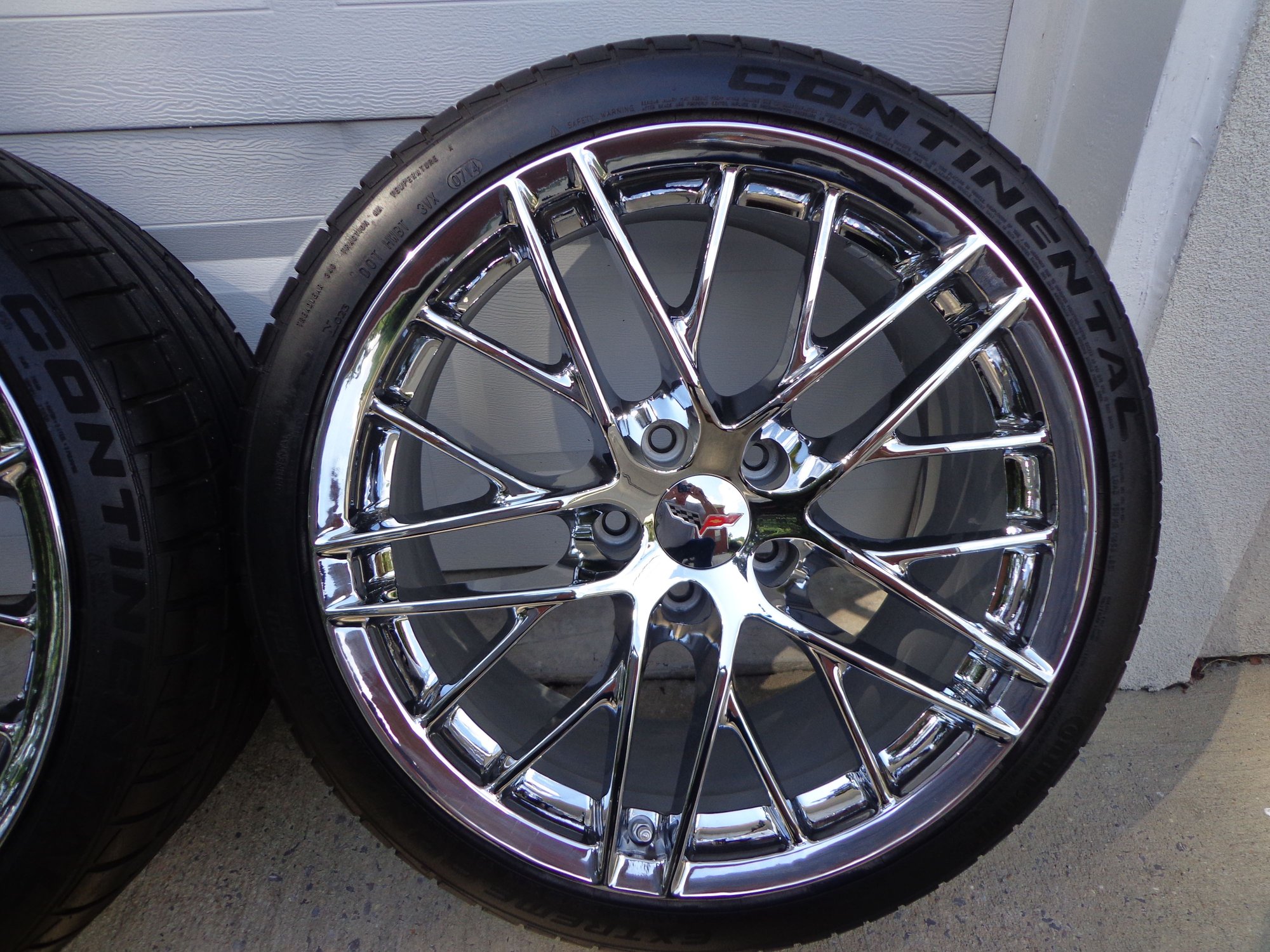 FS (For Sale) C6 OEM ZR1 Chrome Wheels & Tires CorvetteForum