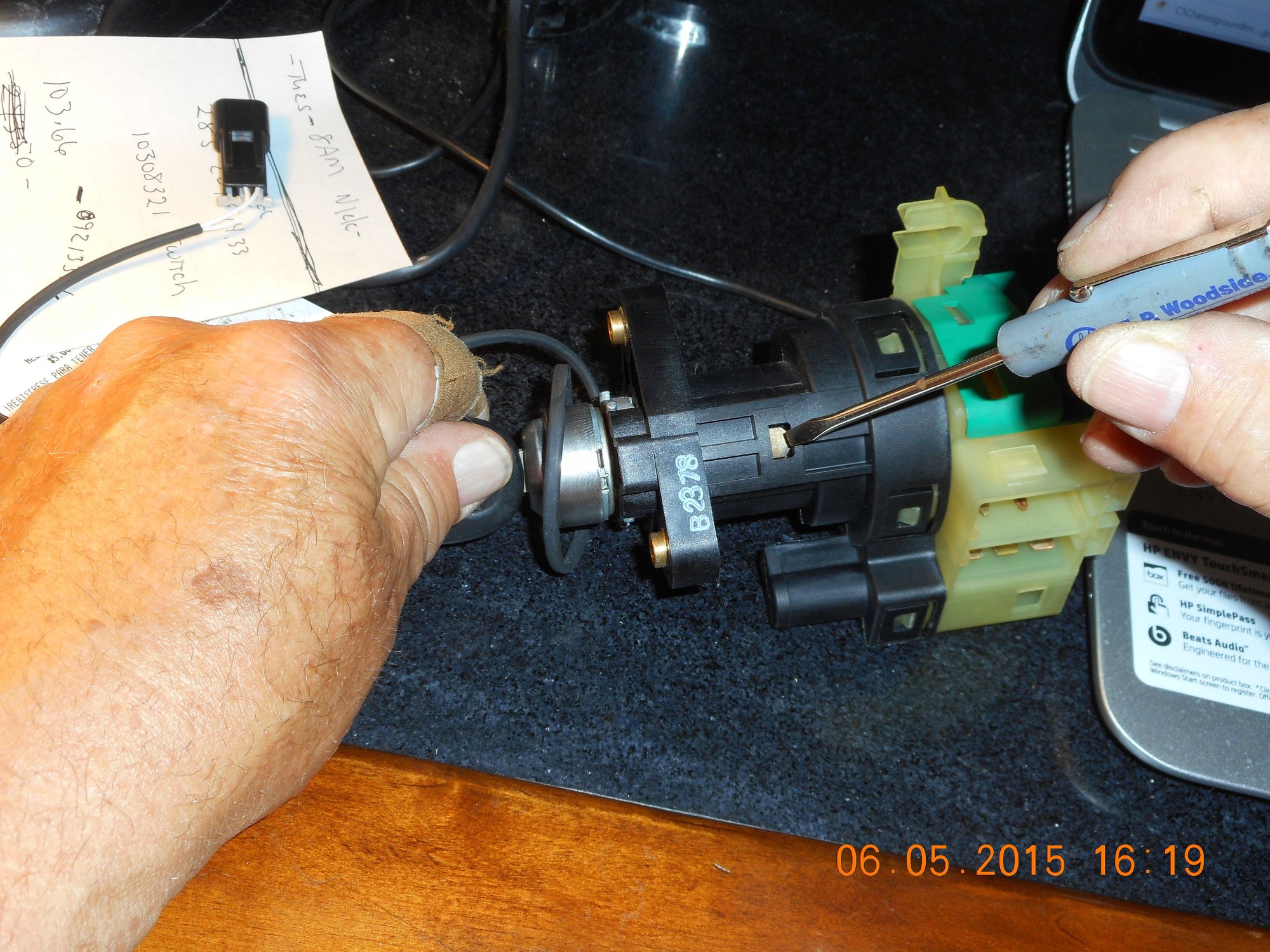 Ignition Key Tumbler Removal CorvetteForum Chevrolet Corvette Forum