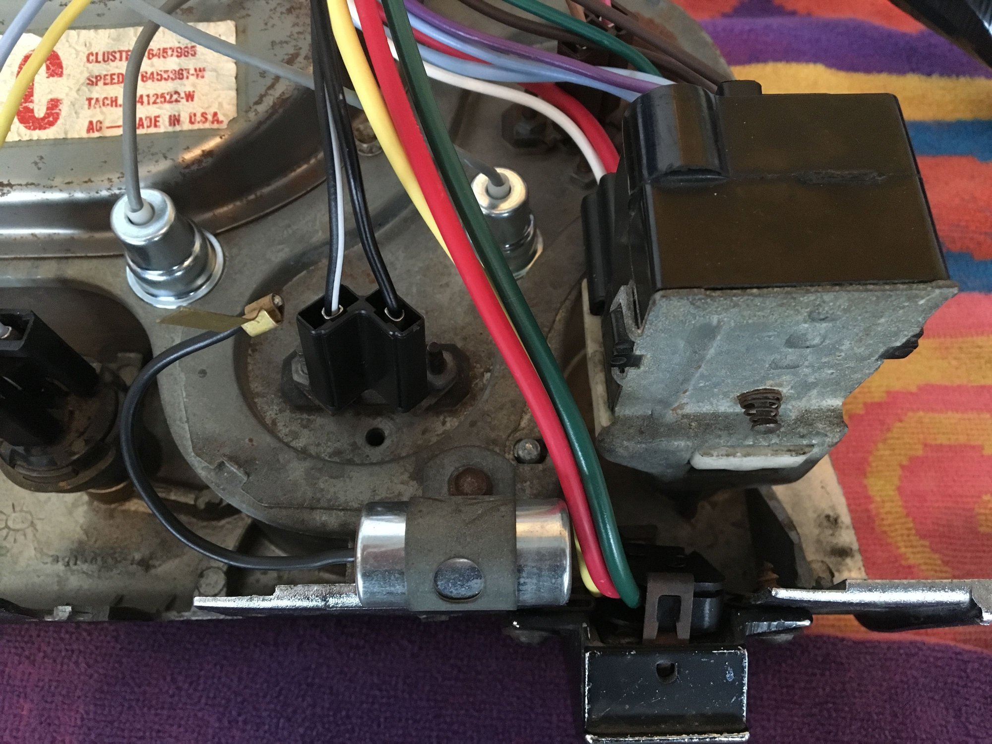 Capacitor lead on ammeter CorvetteForum Chevrolet Corvette Forum