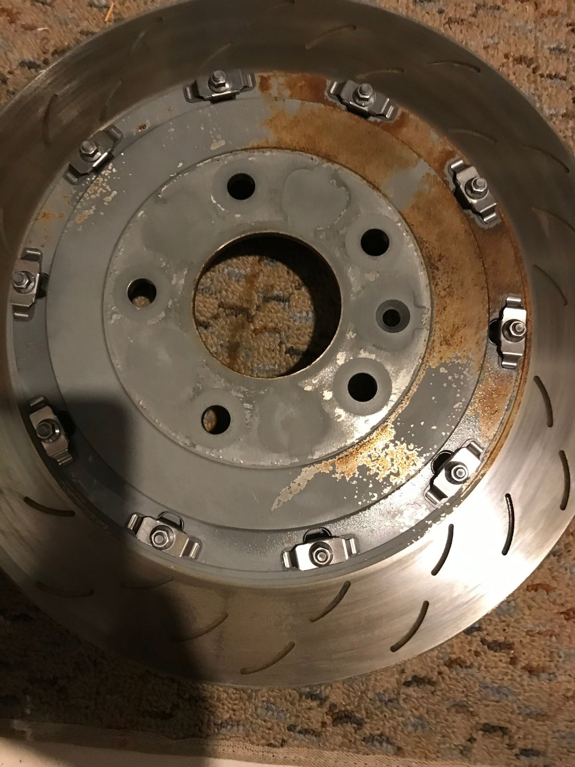 GS rear rotor hat rust CorvetteForum Chevrolet Corvette Forum