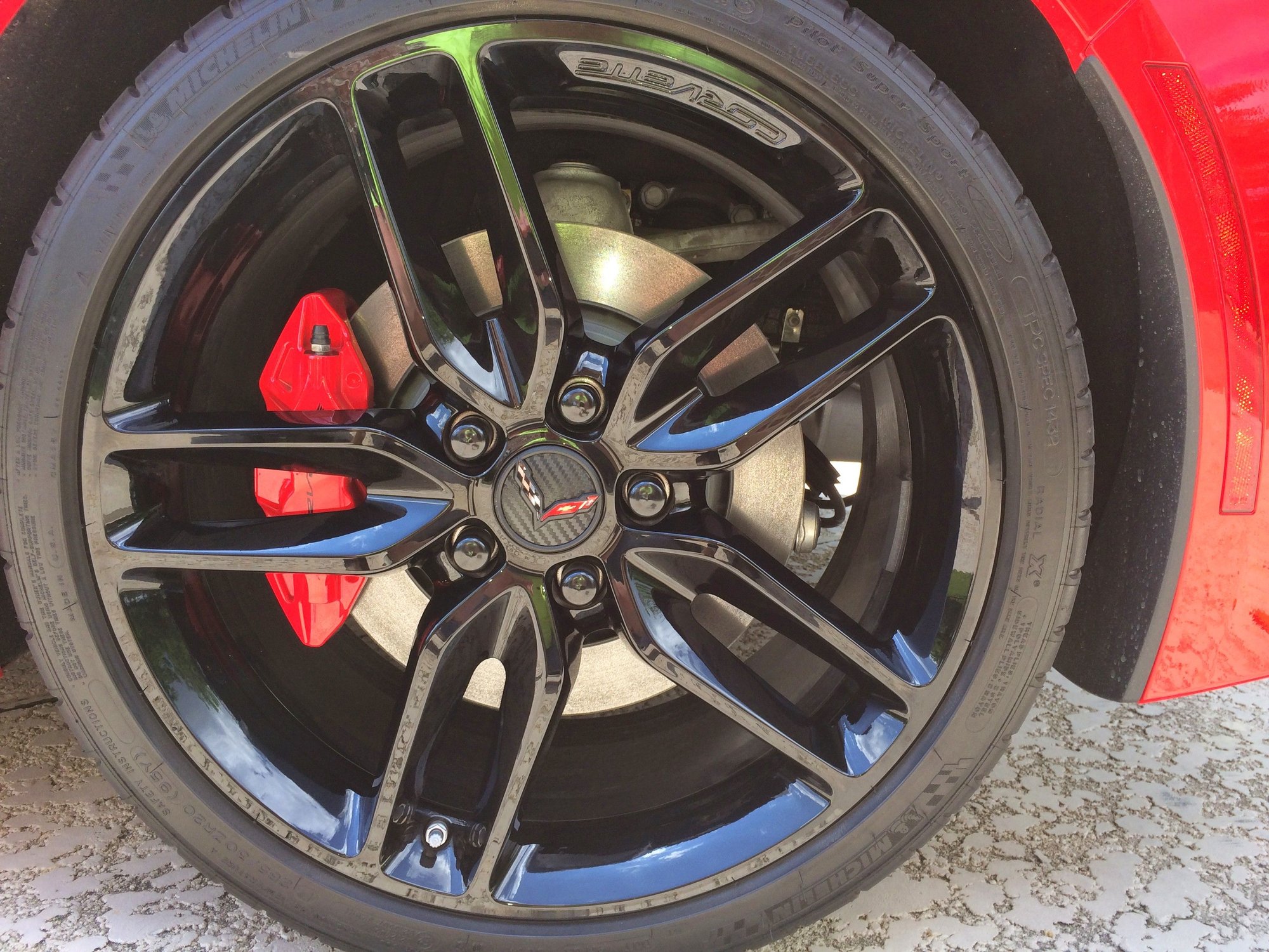 Black vs Chrome Lug Nut CorvetteForum Chevrolet Corvette Forum