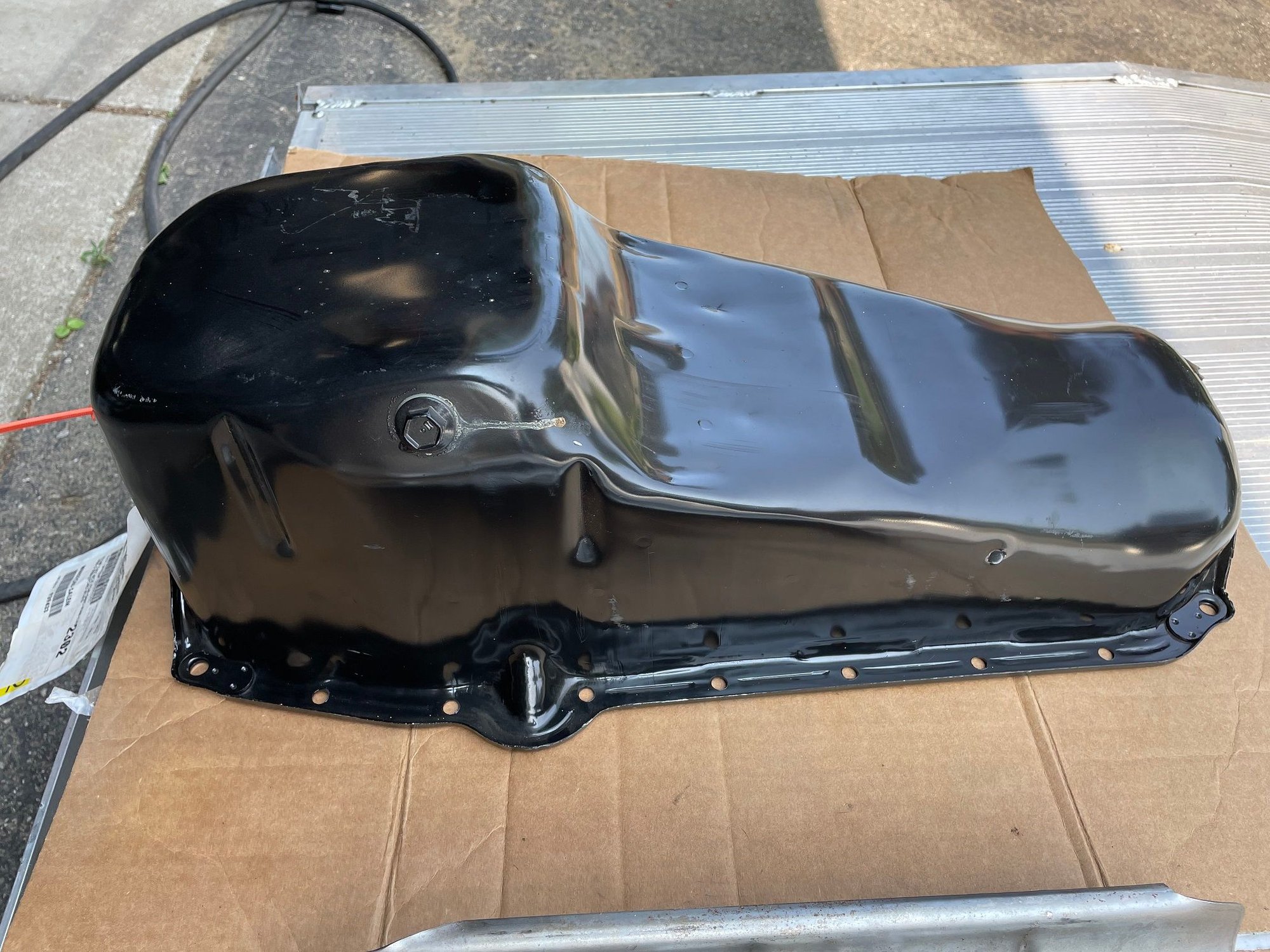 FS (For Sale) SOLD Chevy Performance SBC Z/28style Oil Pan, Windage