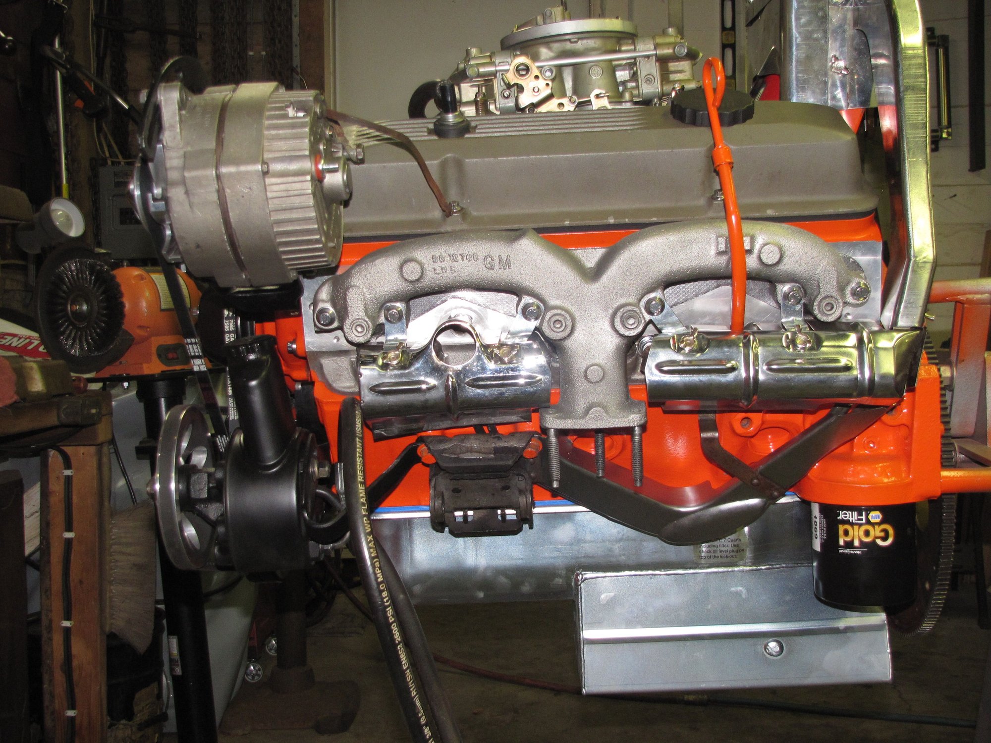 exhaust manifolds heat shield CorvetteForum Chevrolet Corvette