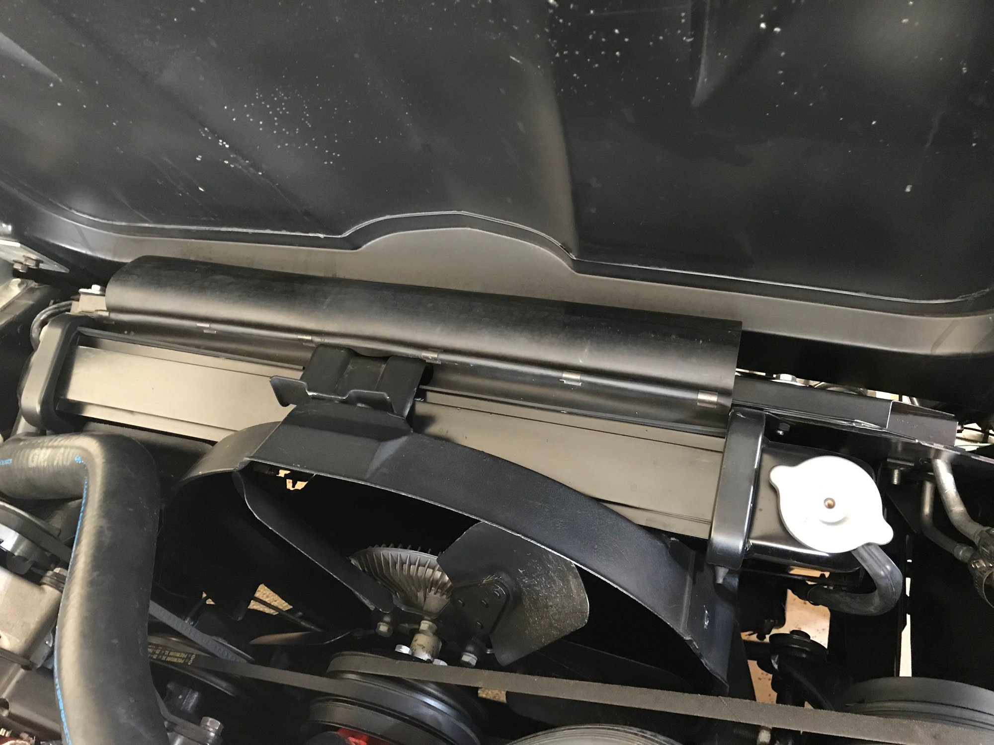 C2 Radiator top rubber cooling flap CorvetteForum Chevrolet