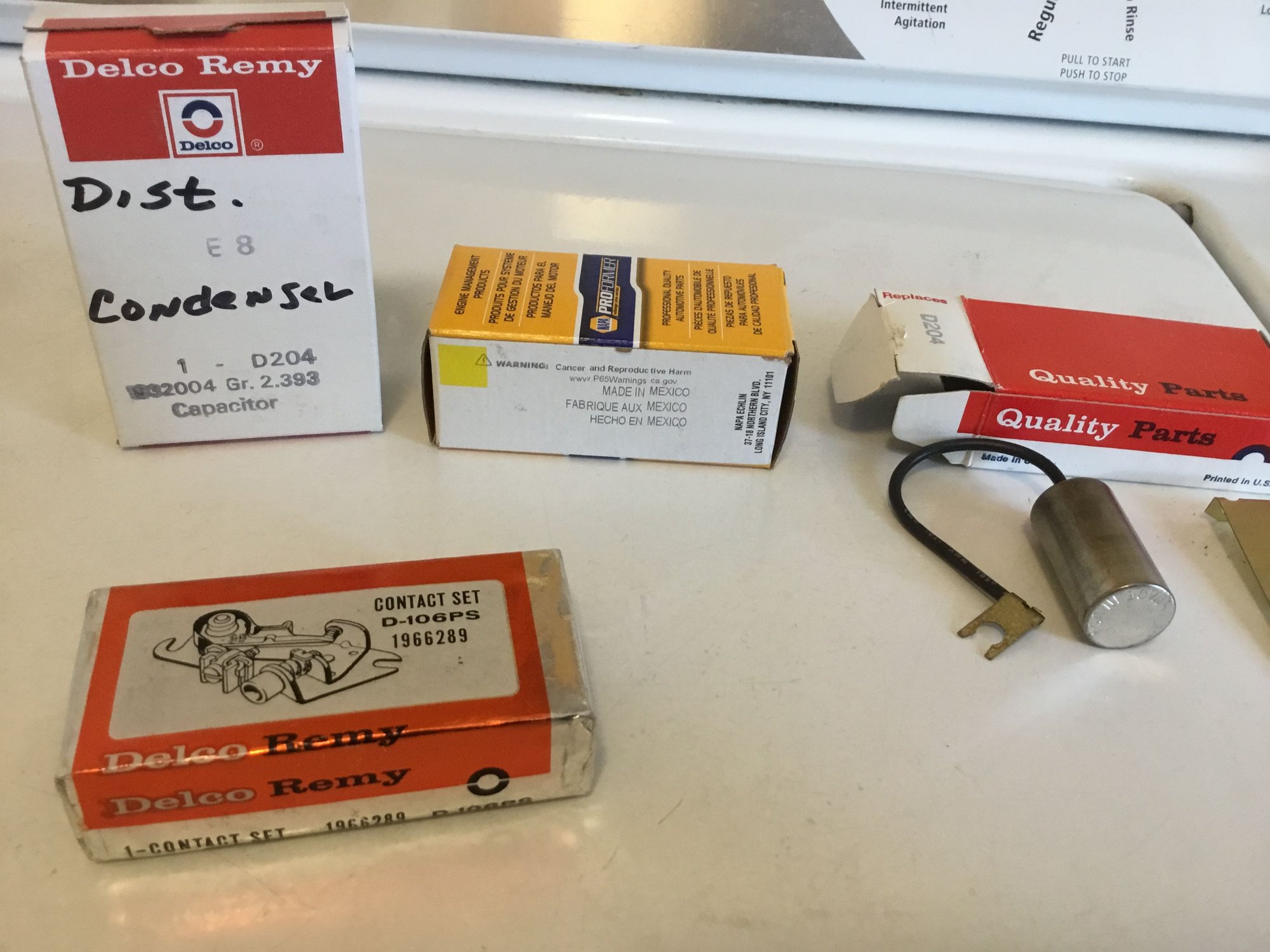 FS (For Sale) Points & multiple condensers CorvetteForum Chevrolet