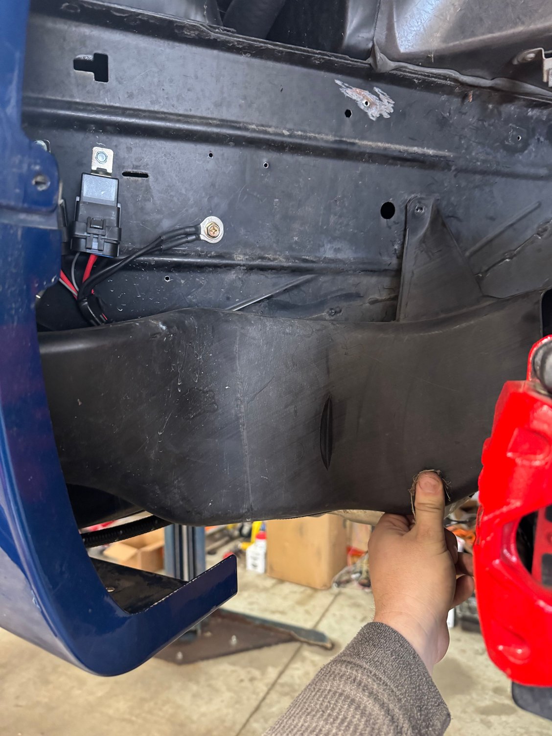 Brake duct fits.