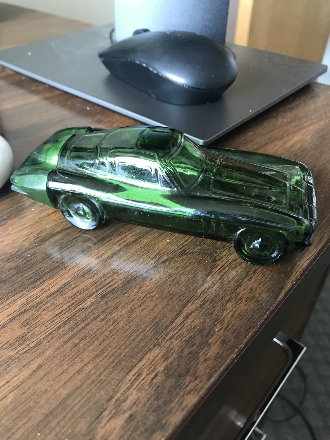 Avon cologne bottle shaped like a 65 green coupe CorvetteForum