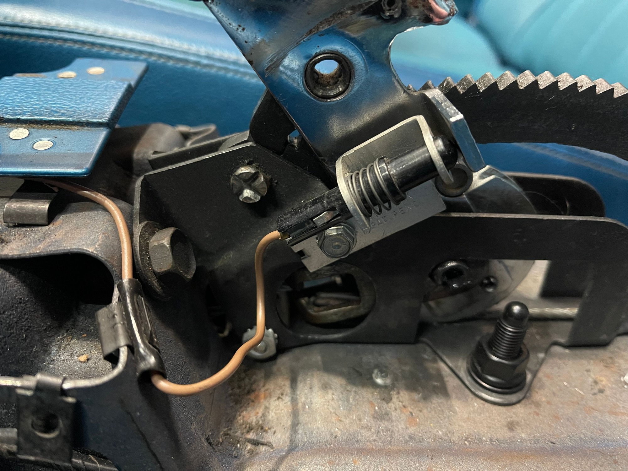 Park brake handle